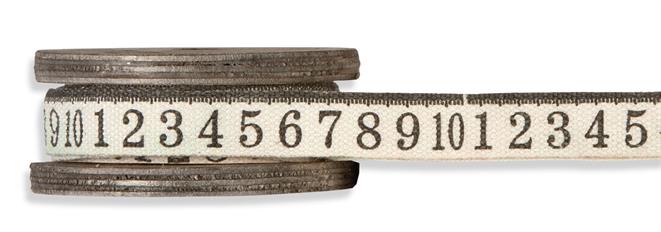 Picture of Rol katoenlint op houten klos 20 mm 3 mtr centimeters (uc)