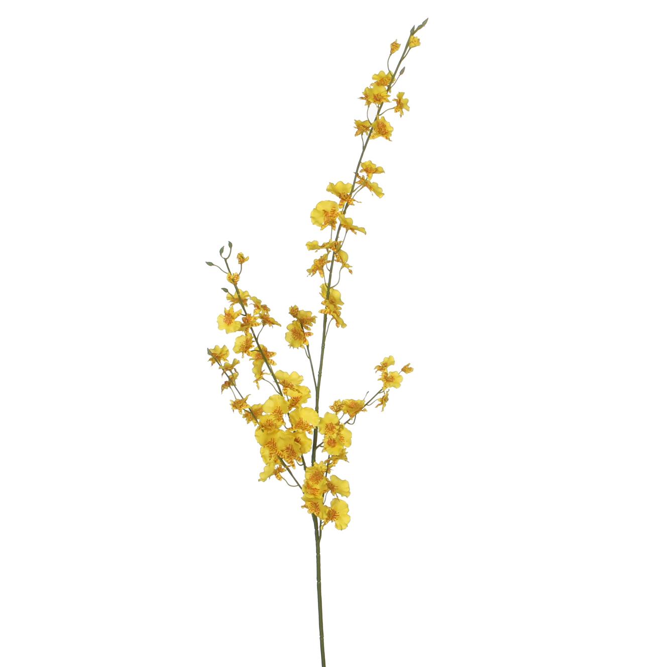 Afbeelding van Decoratietak tijgerorchidee geel 103 cm (uc)