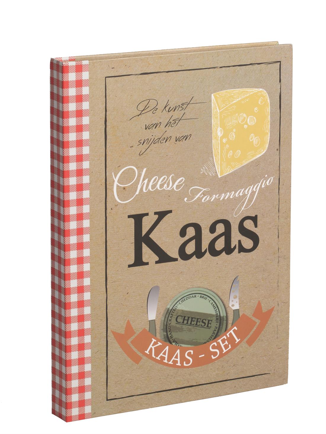 Picture of Geschenkboek met kaasplank en 2 mesjes (ACTIEprijs op=op)