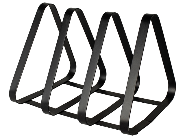 Picture of Planken houder 25x20x18 cm zwart metaal (uc)