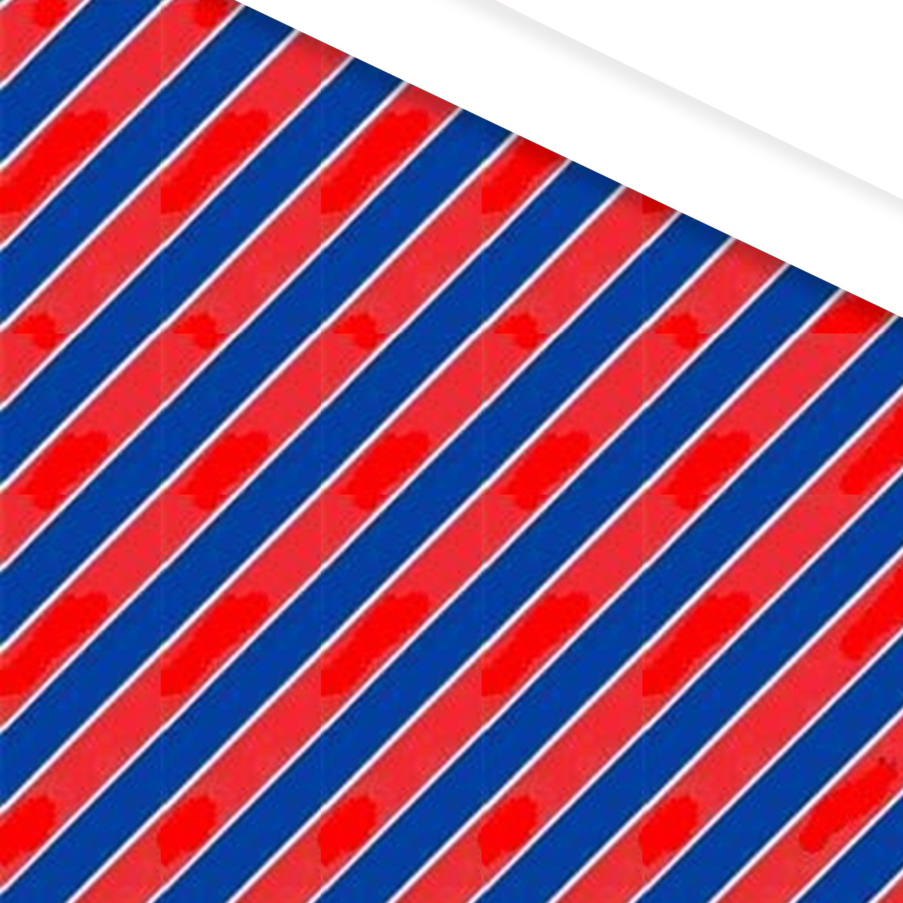 Afbeelding van Rol kadopapier 30 cm/100 mtr rood/wit/blauw (uc)