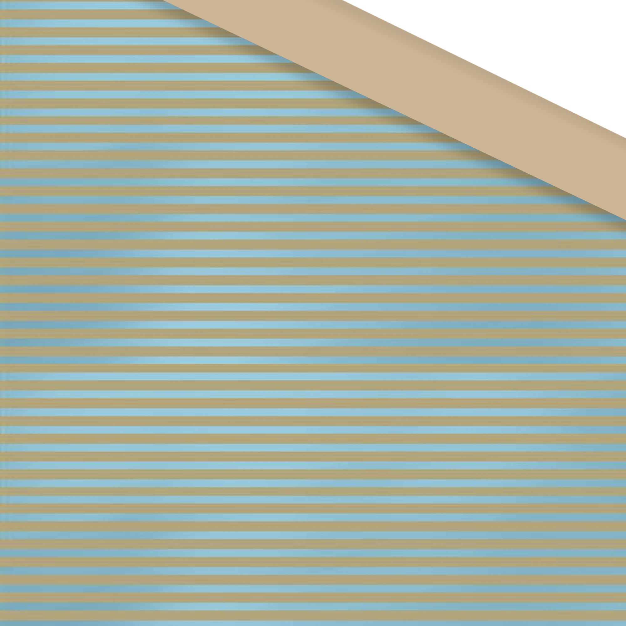 Afbeelding van Rol kadopapier 50 cm/250 mtr Striped blue 