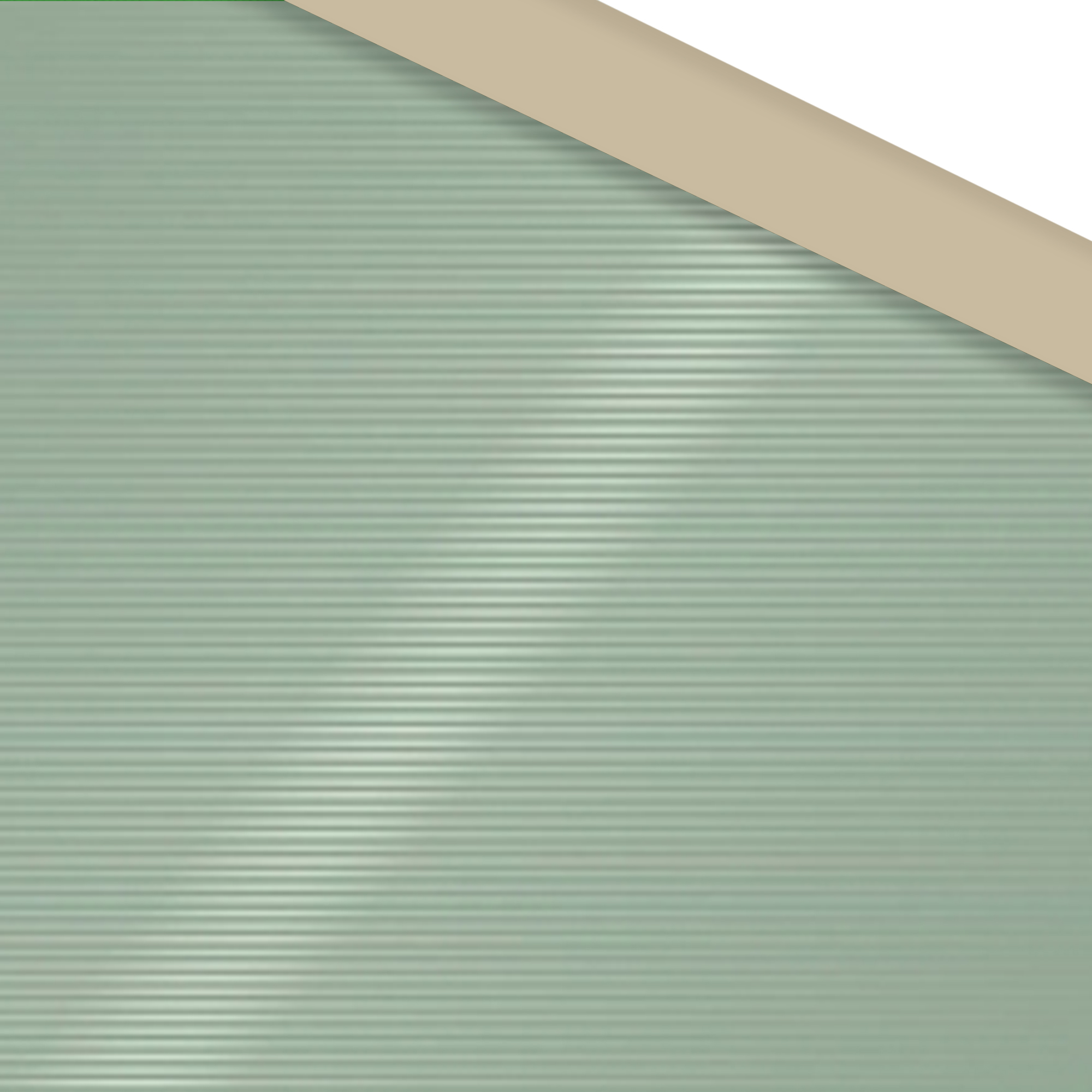 Afbeelding van Rol kadopapier 50 cm 100 mtr gestreept kraft lichtgroen en zilver