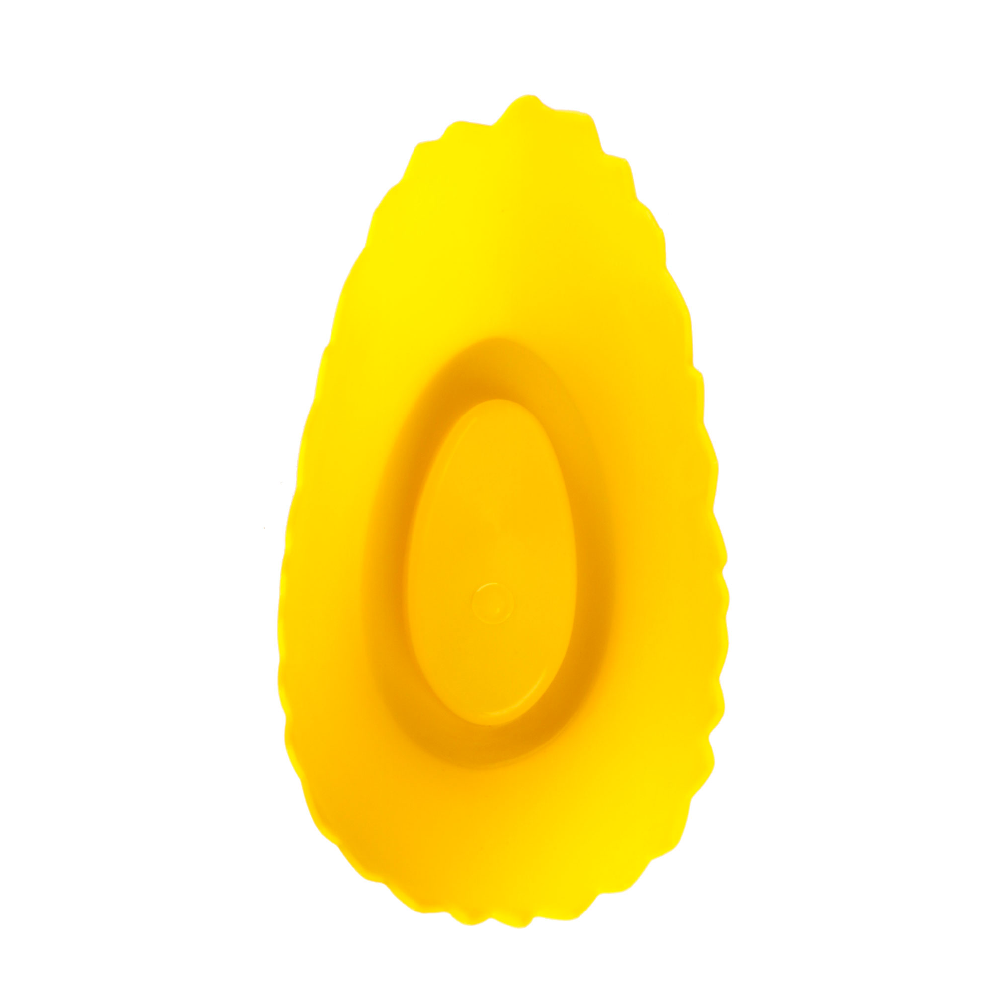 Picture of Ds à 25 kunststof eierschaal ovaal 21x11,5x7,5 cm geel 