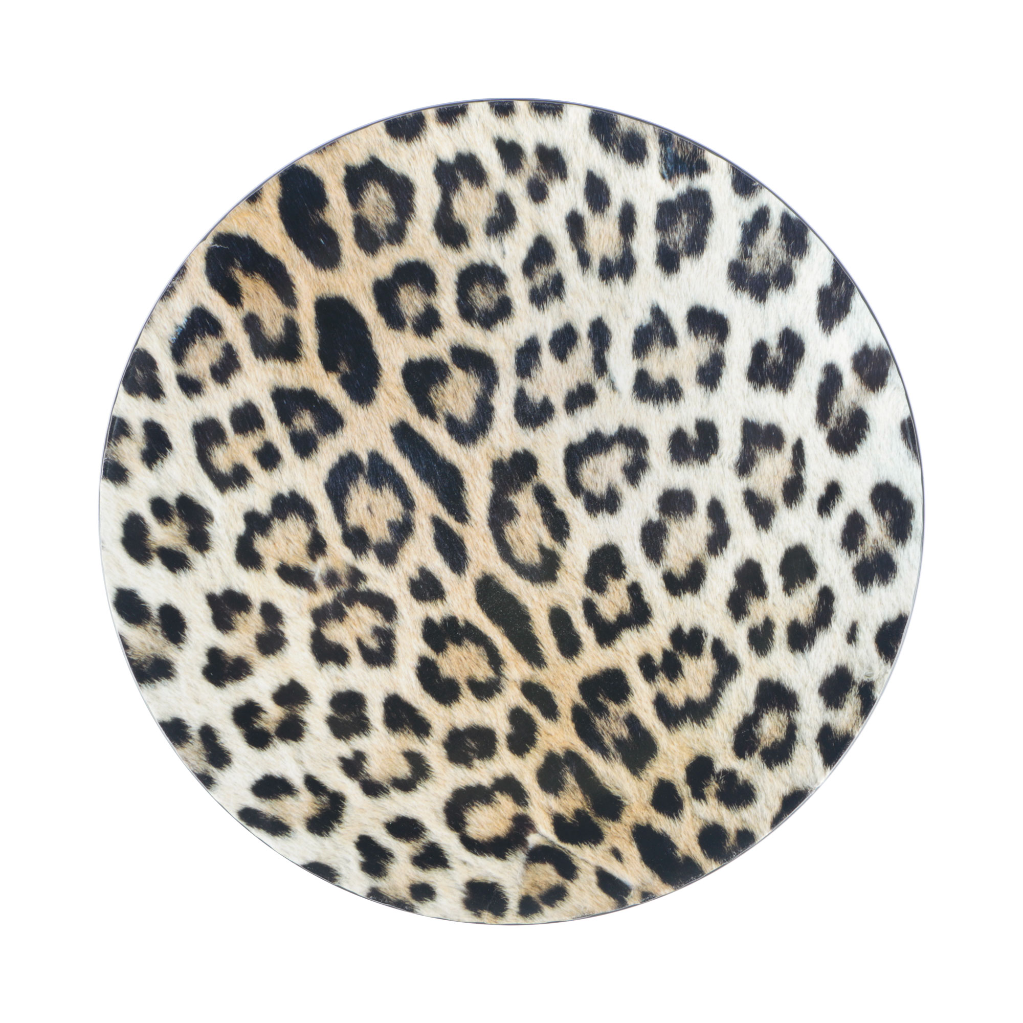 Afbeelding van Kunststof onderbord 33 cm luipaard