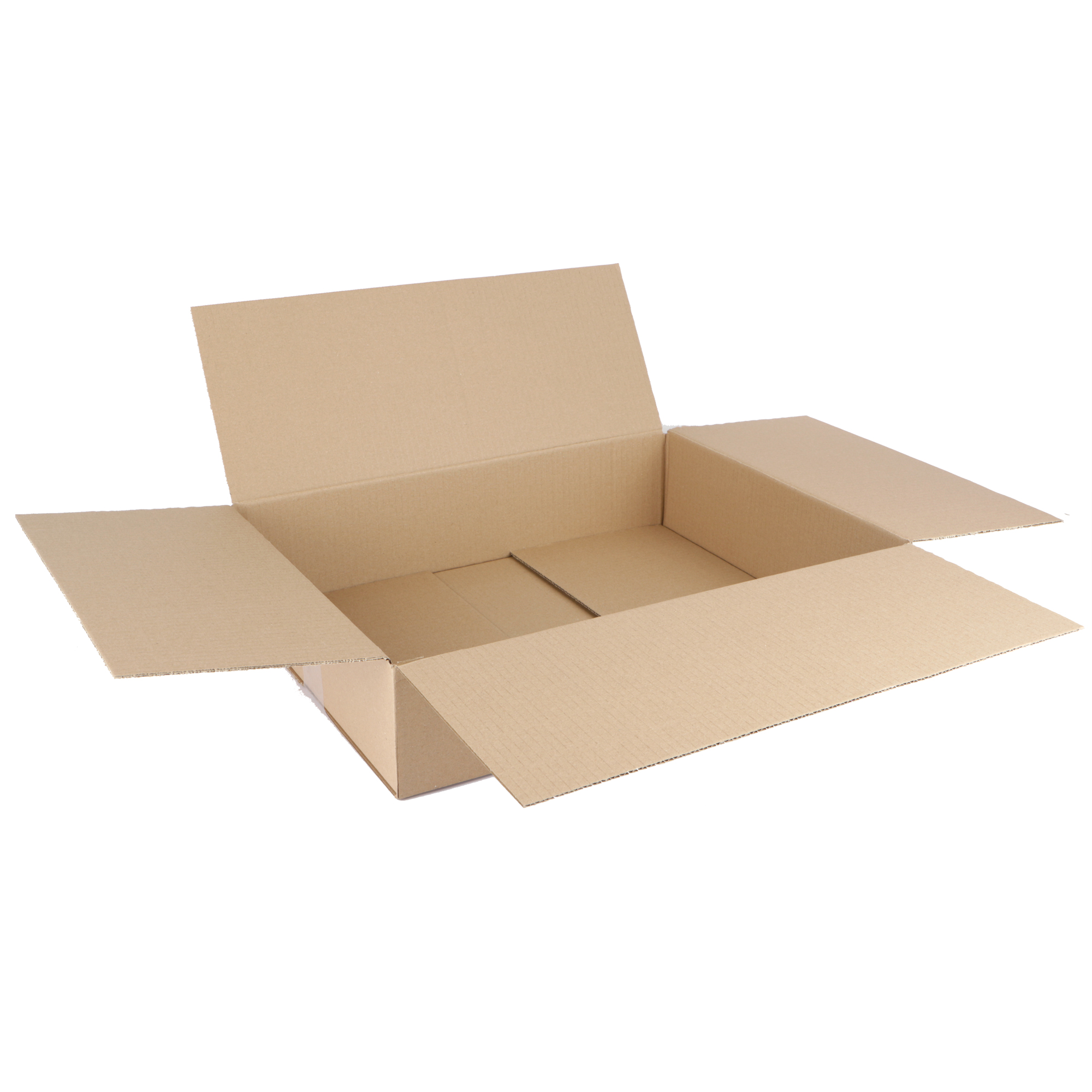 Afbeelding van Kartonnen doos 47,5x38x10,6 cm enkel golf