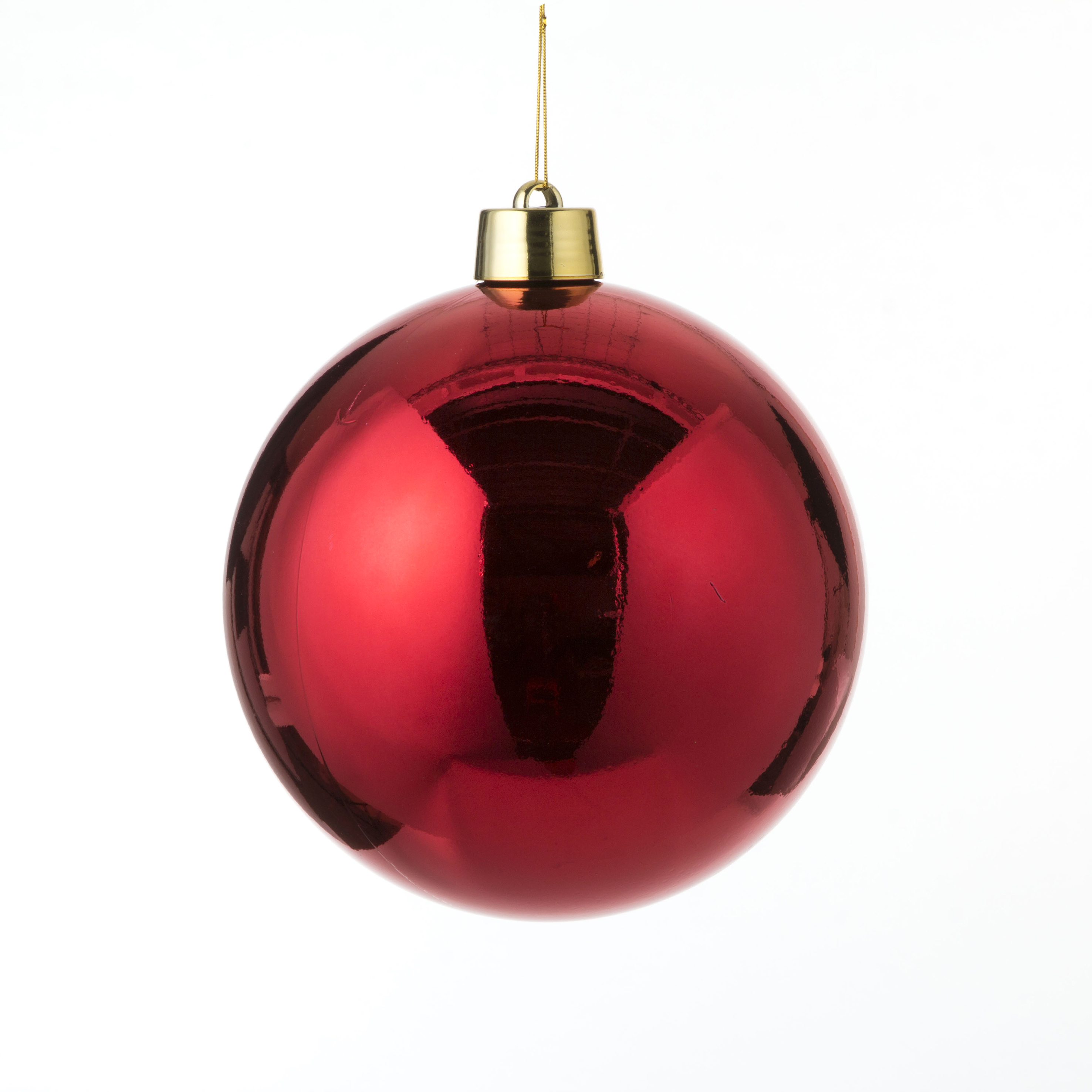 Afbeelding van Kerstbal 25 cm onbreekbaar rood (uc)
