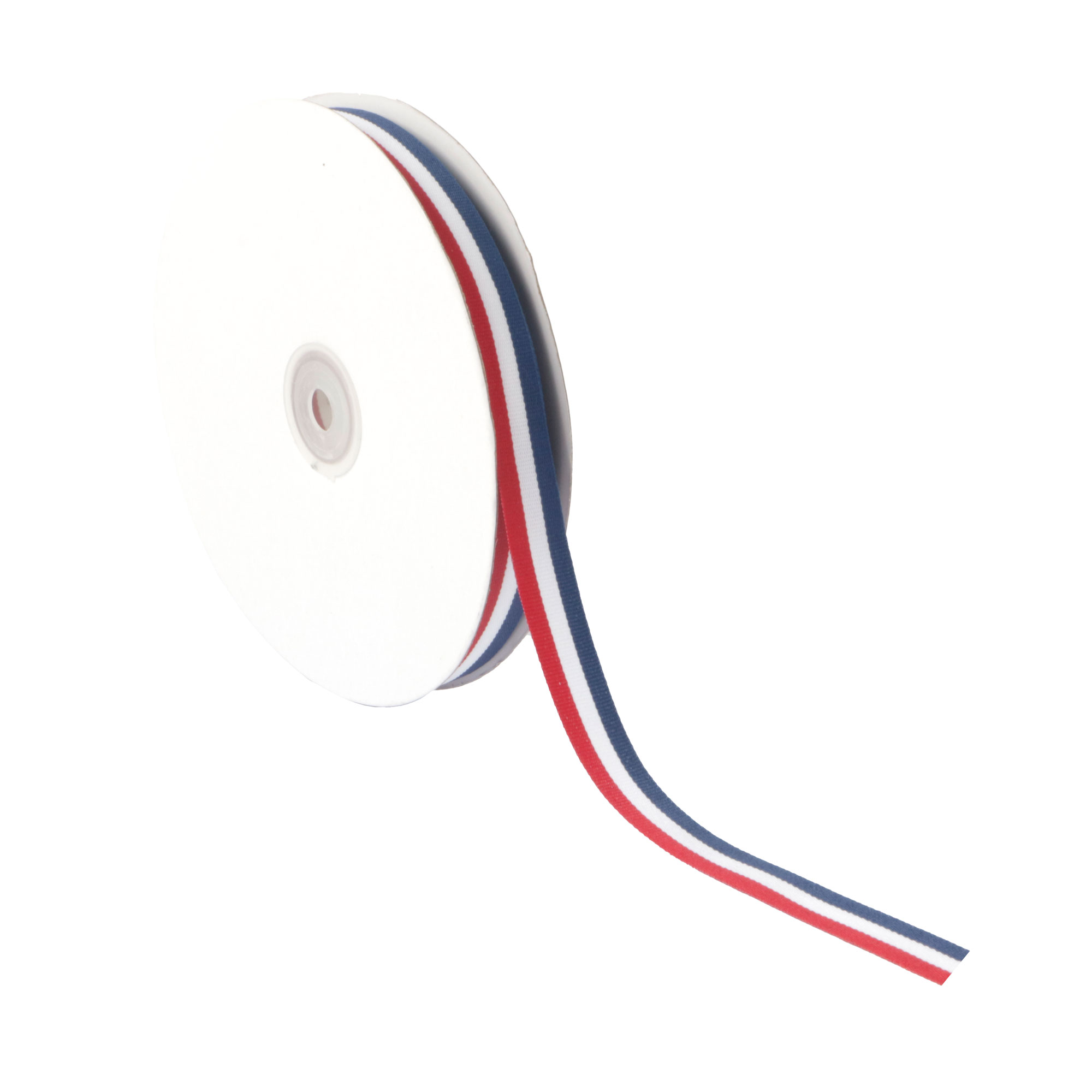 Picture of Rol textiellint 10 mm 50 mtr rood/wit/blauw