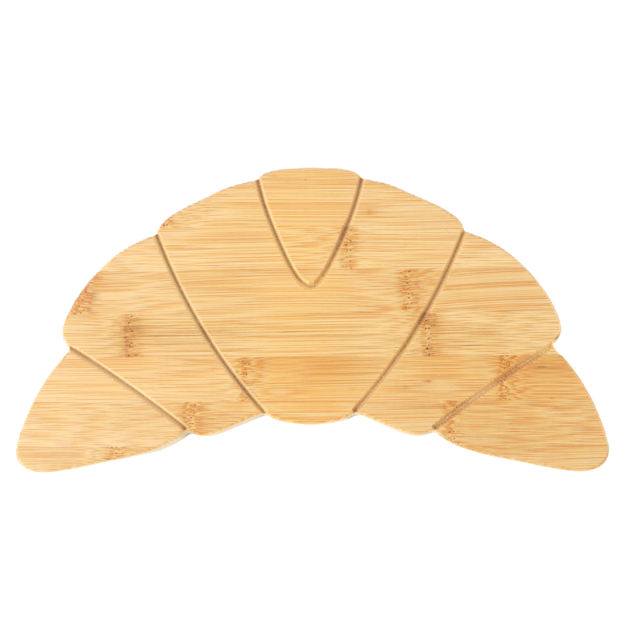 Afbeelding van Bamboe serveerplank  30x13x1,5 cm croissant