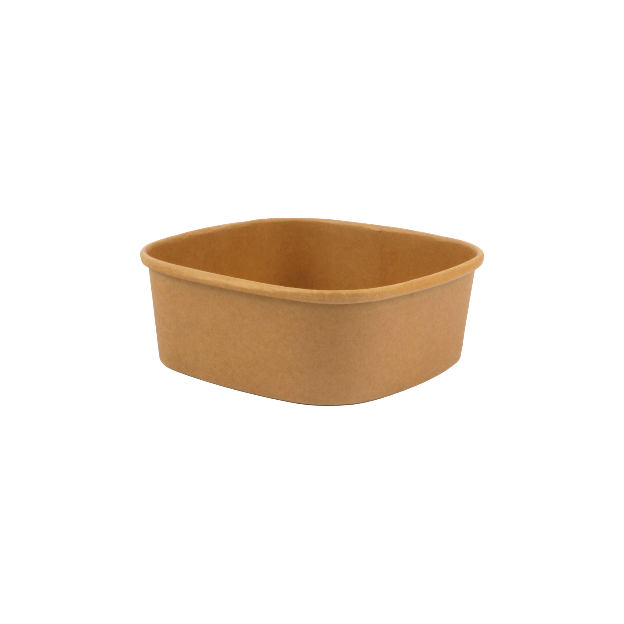 Picture of Ds à 300 kraft foodcontainer/saladebowl 350 ml vierkant