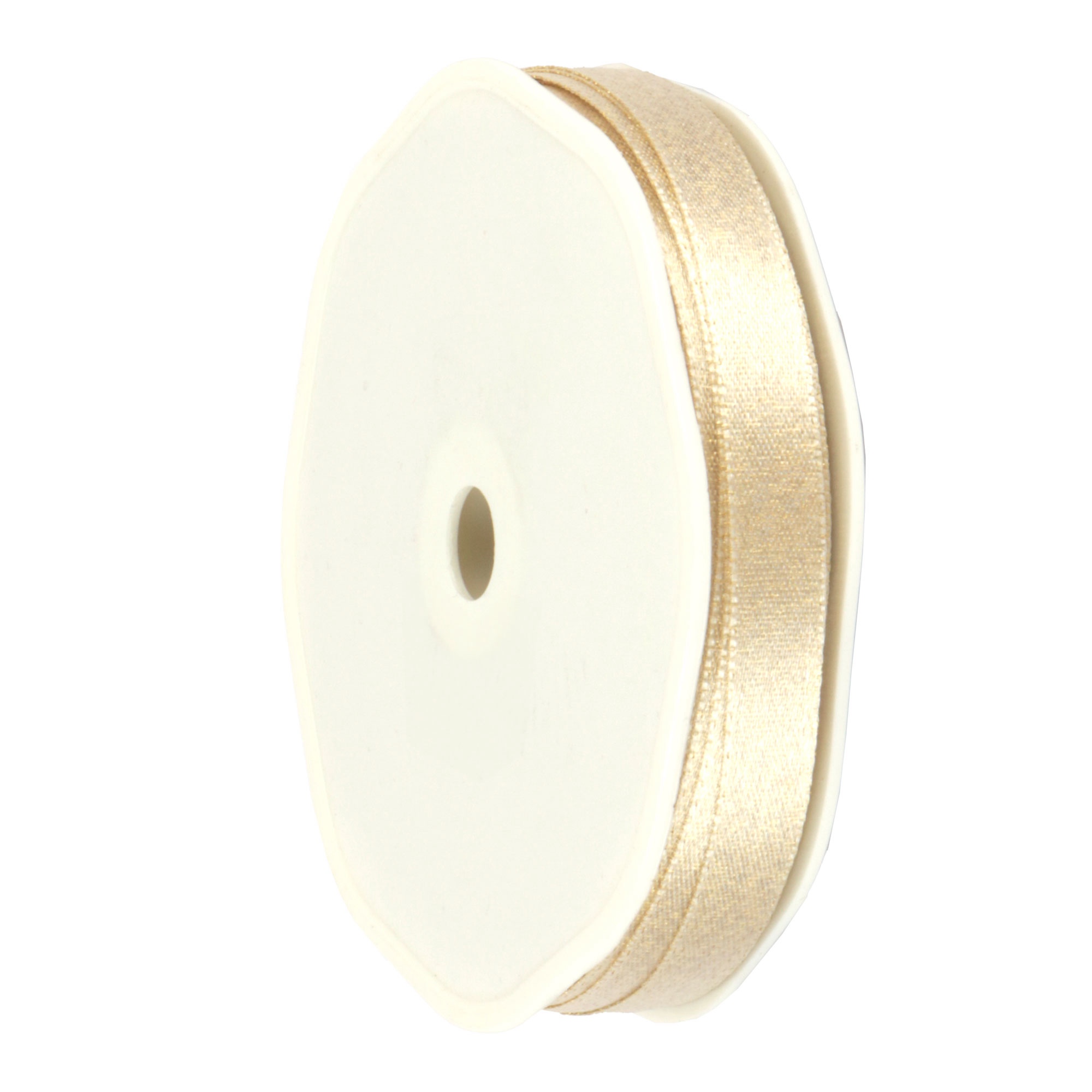 Picture of Rol satijnlint 10 mm 25 mtr goud