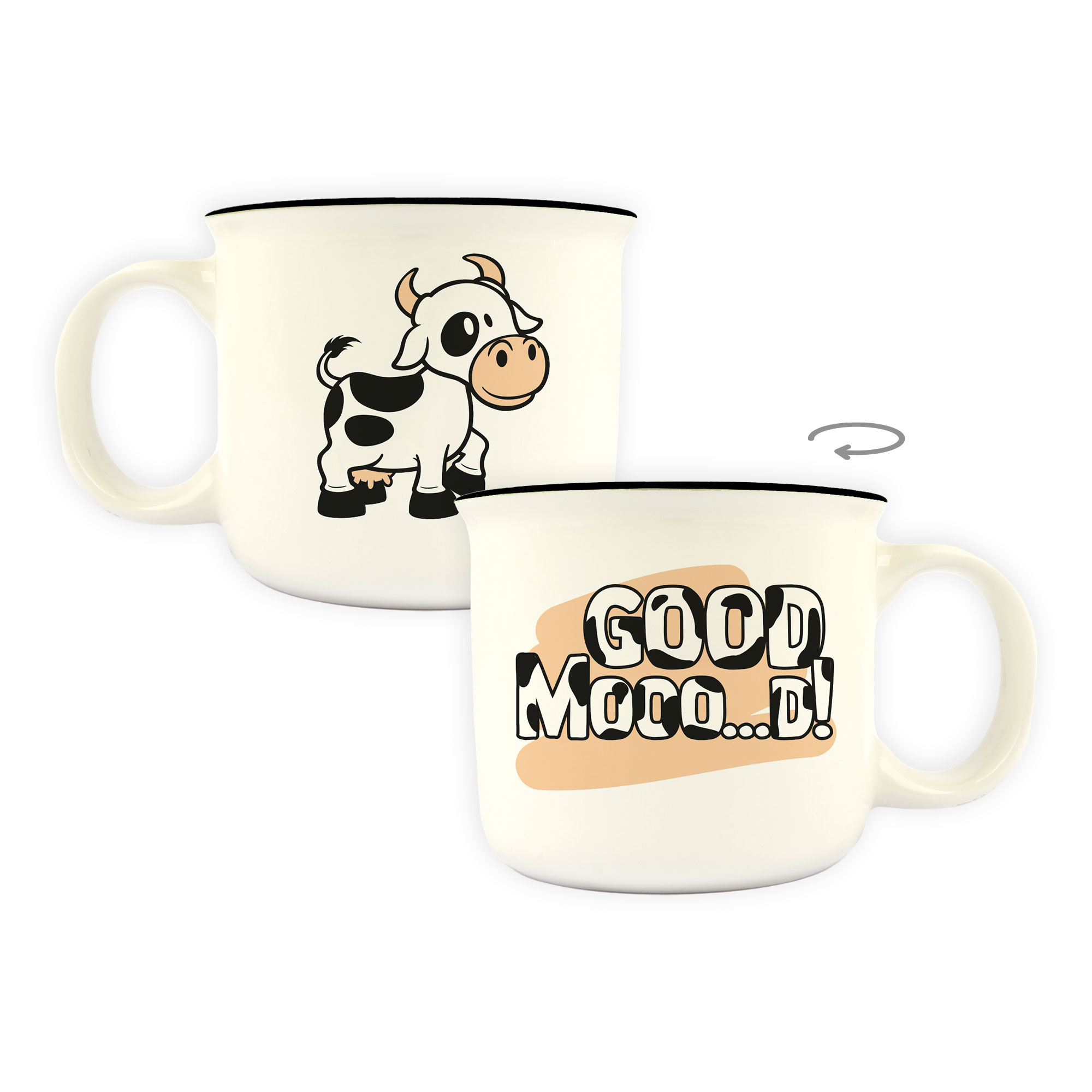 Afbeelding van Mok 350 ml 10,8x9,5 cm Good Mooo..d! 