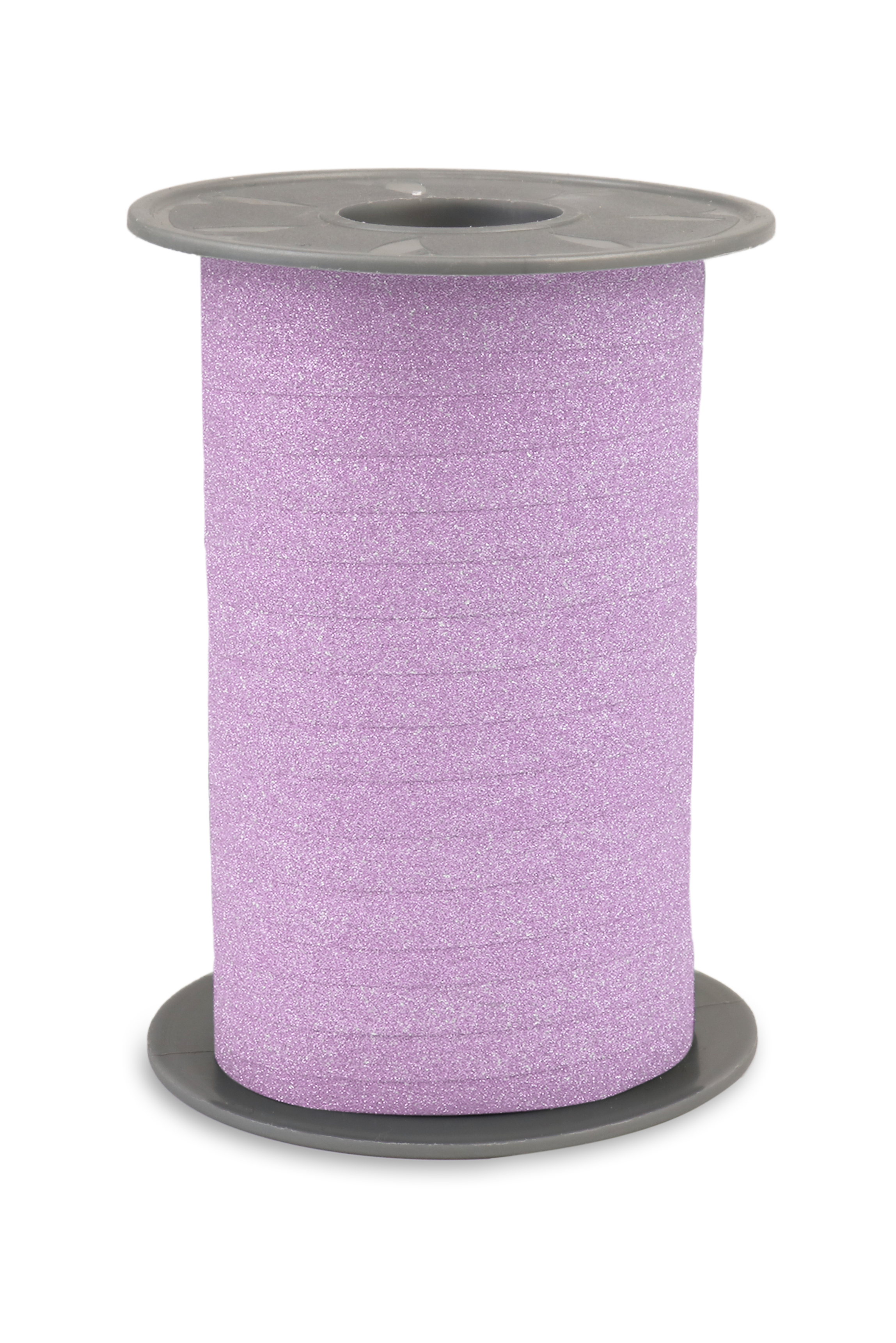 Afbeelding van Rol krullint 10 mm 100 mtr glitter lila