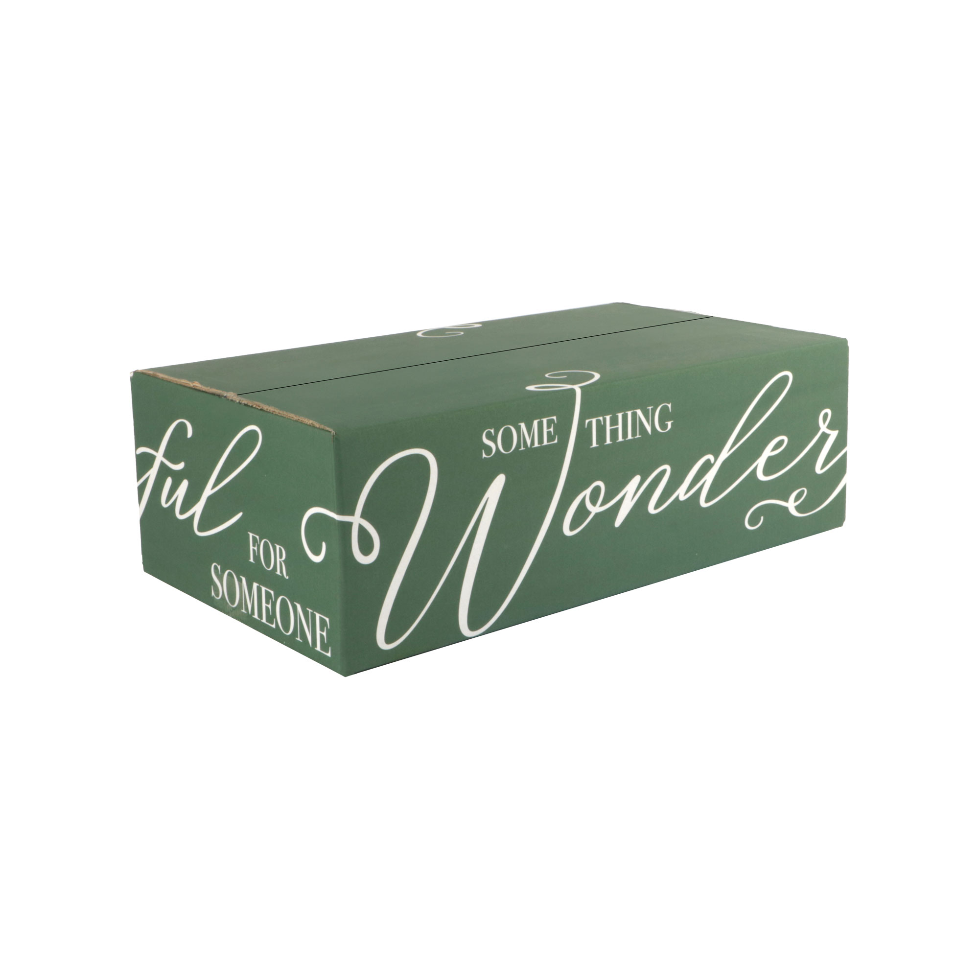 Afbeelding van Pakketdoos G150 Wonderful 49x39x15 cm groen