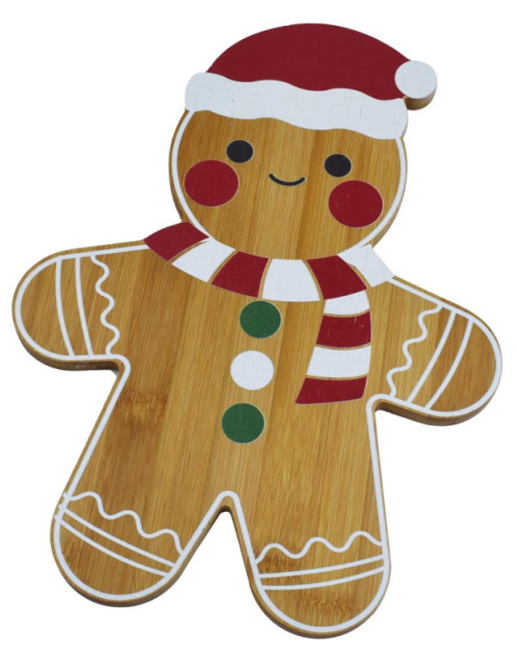Picture of Bamboe gingerbread man 22x30 cm 