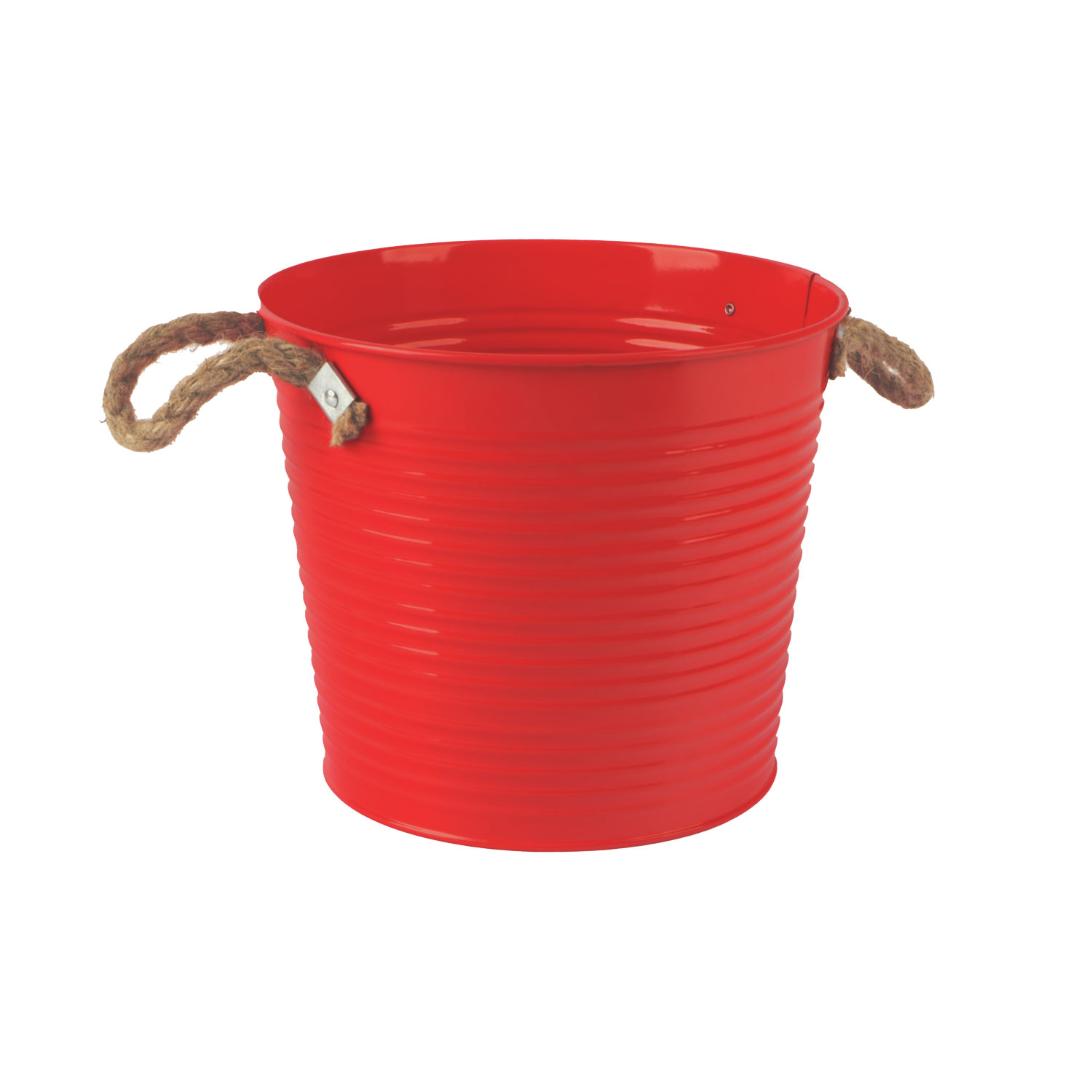 Afbeelding van Emmer 21/18x17 cm kerst rood