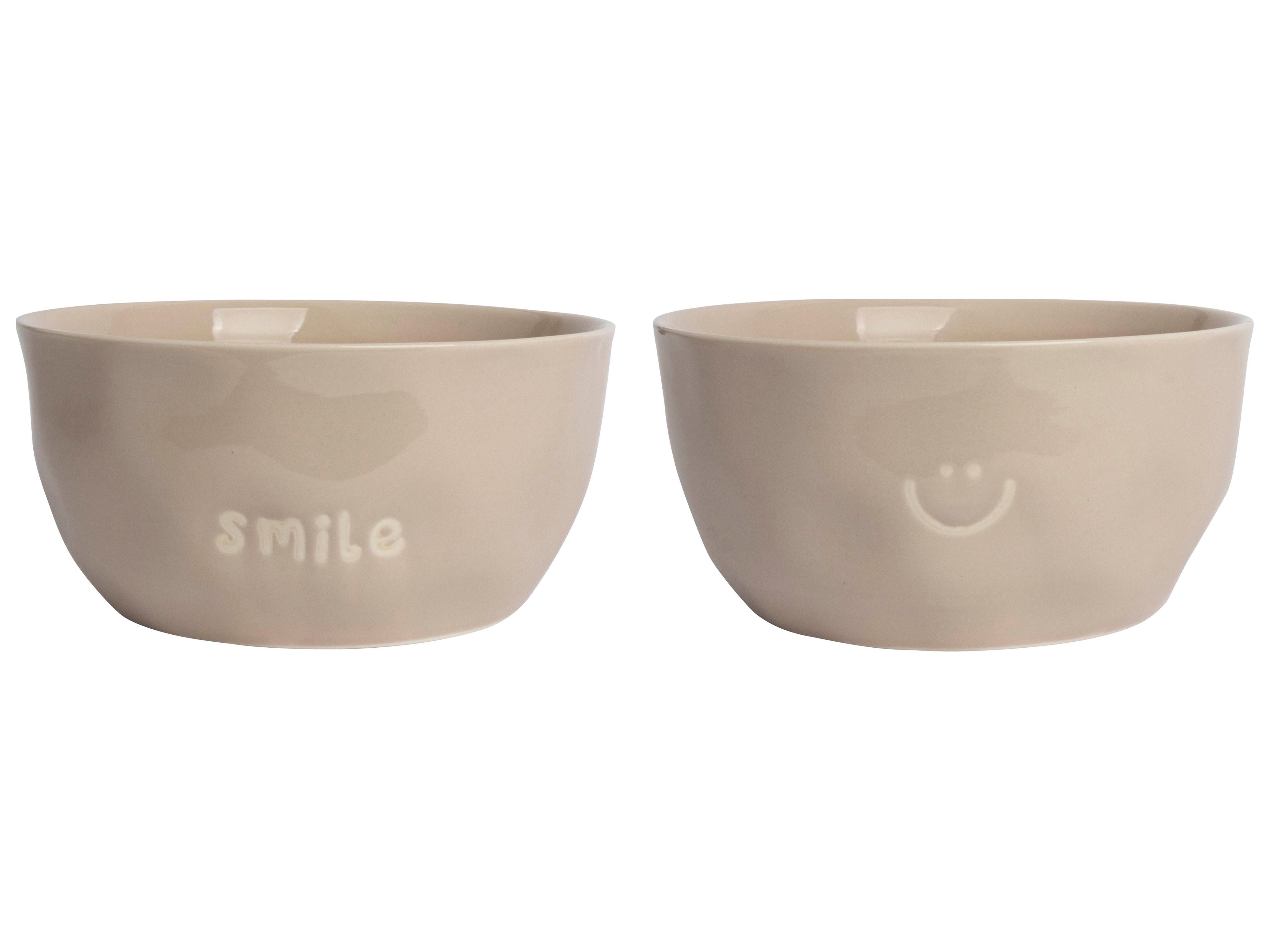 Picture of Set à 2 kommen 13,5x7 cm Smile