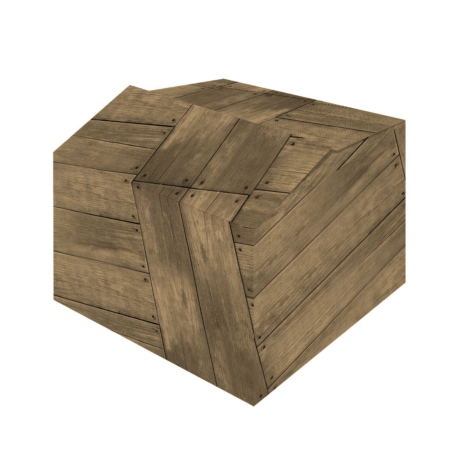 Picture of Pakketdoos C130 hout 39x29x13 cm