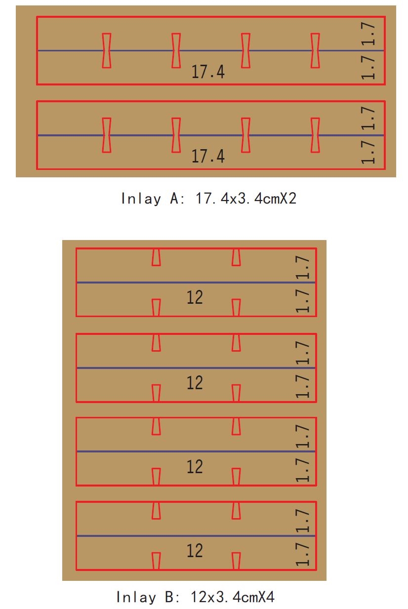 Afbeelding van Ds à 300 interieur GK7 15 delig letterdoos 
