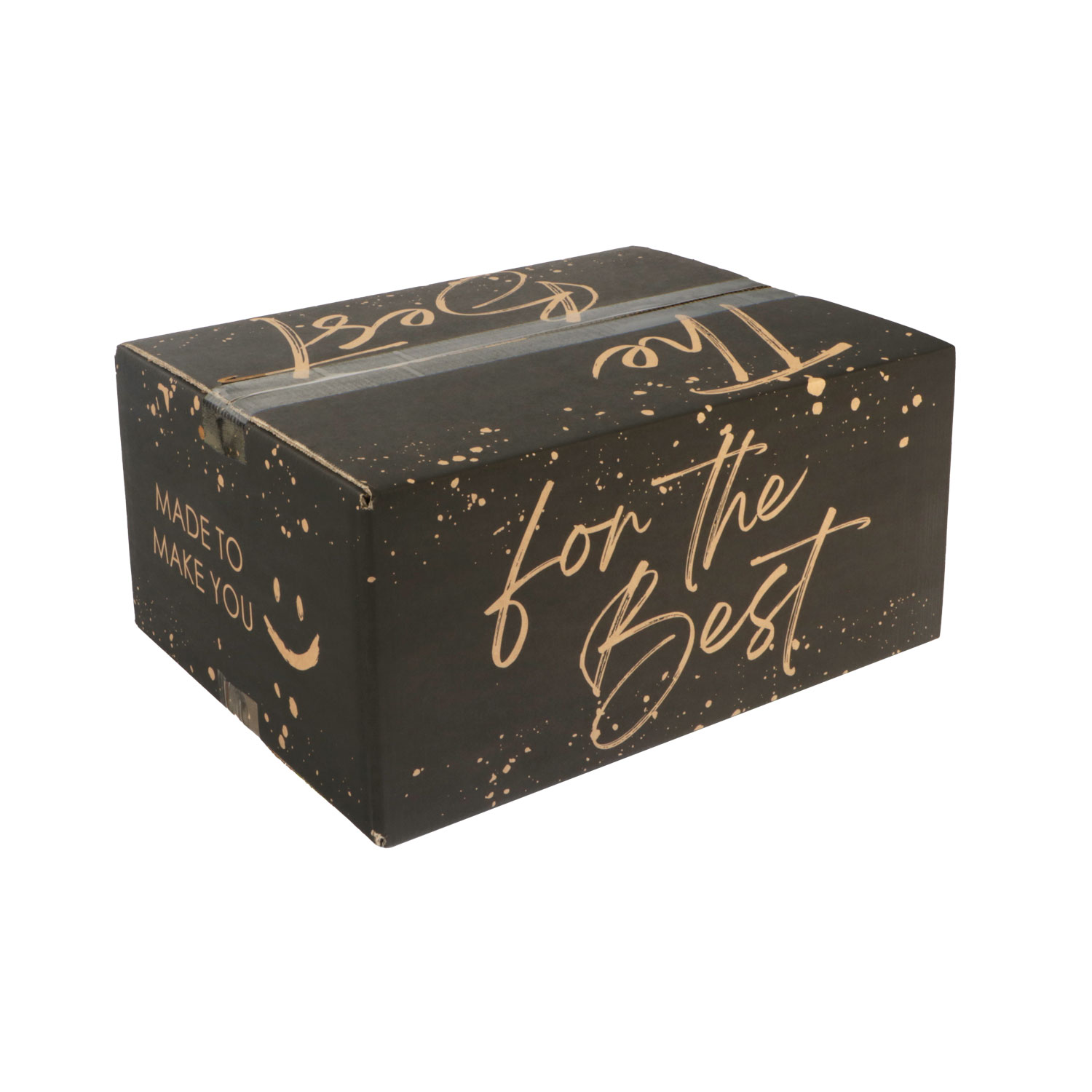 Afbeelding van Pakketdoos C175 The Best 39x29x17,5 cm kraft zwart