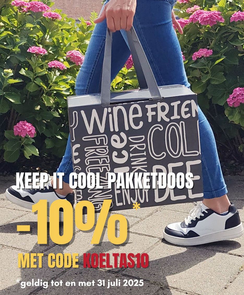 Afbeelding van Ds à 25 pakketdoos grijs Keep it Cool 34x25x29 cm