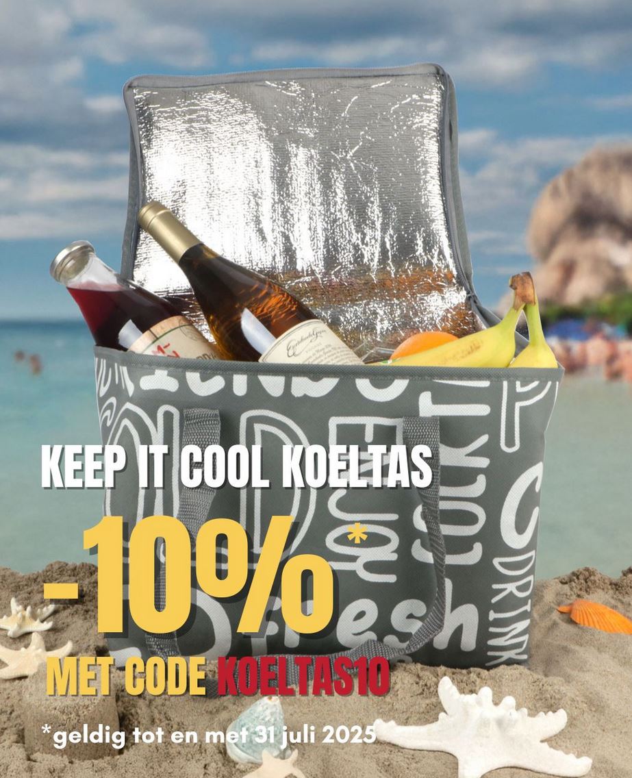 Afbeelding van Ds à 25 koeltas 32+23x27 cm grijs Keep it Cool