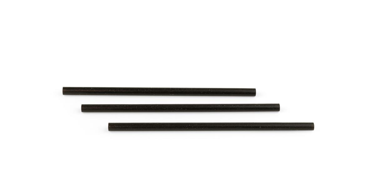 Afbeelding van Zak à 100 Refork rietje zwart 8mm/20cm 