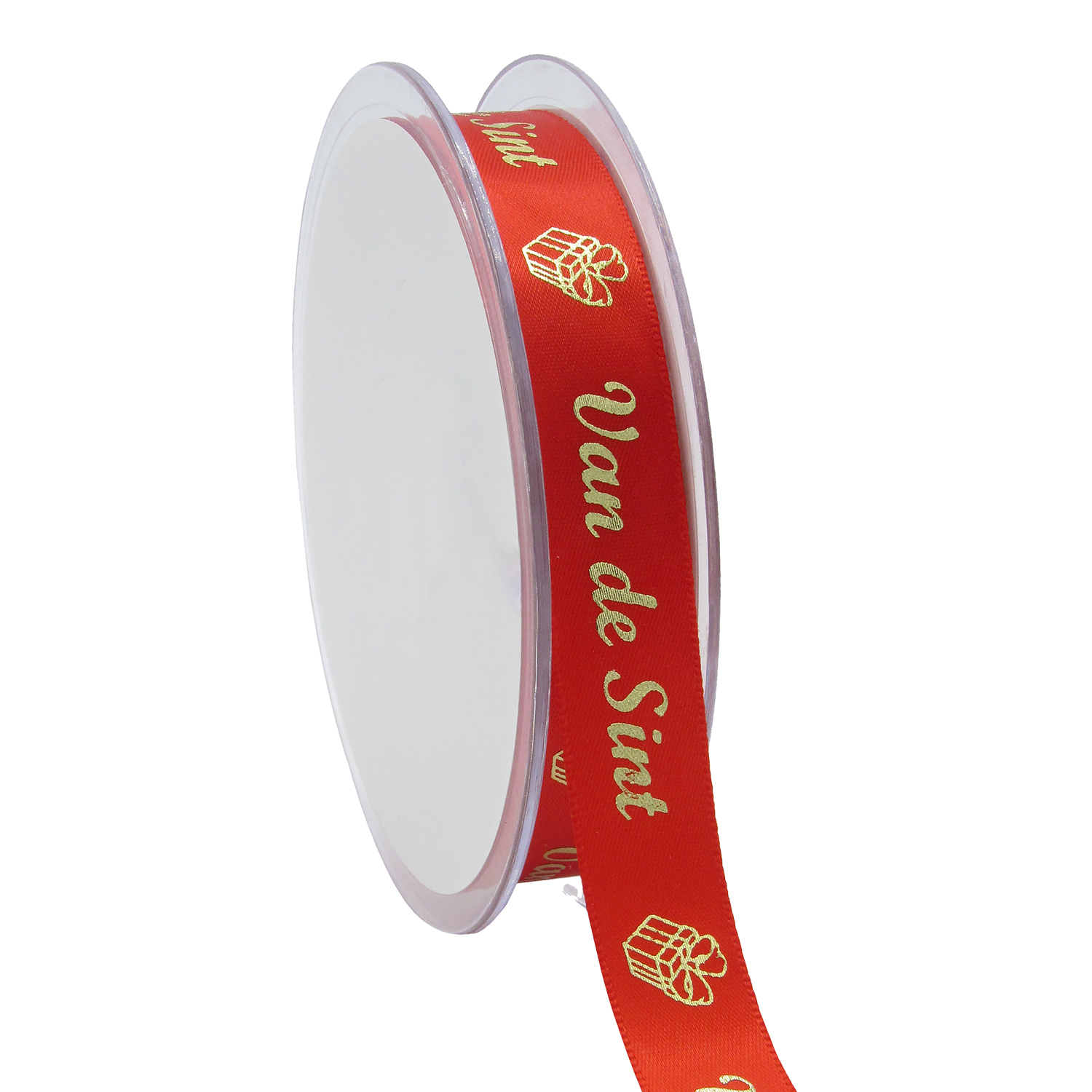 Picture of Rol satijnlint 15 mm 25 mtr Van de Sint 