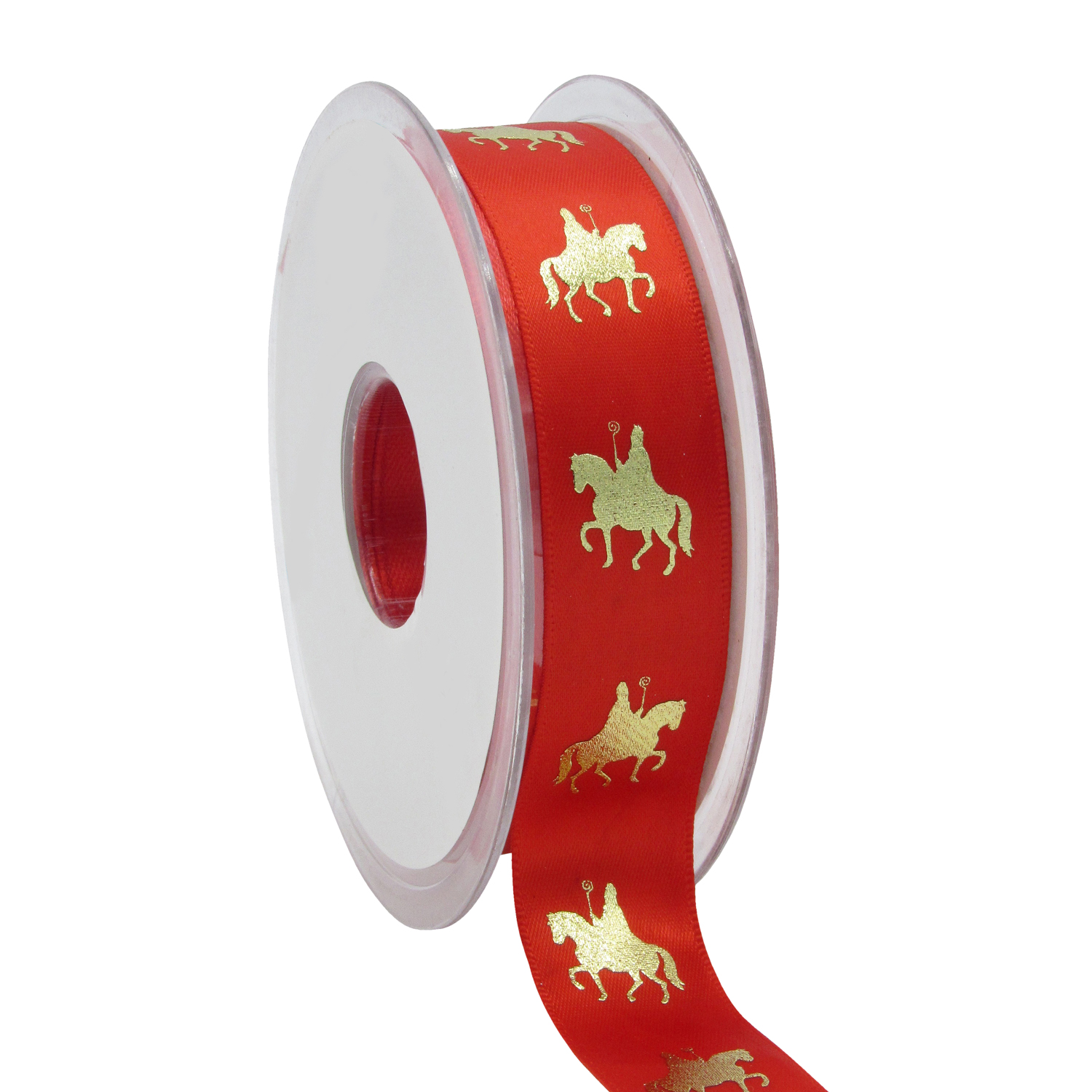 Picture of Rol satijnlint 23 mm 25 mtr Sinterklaas