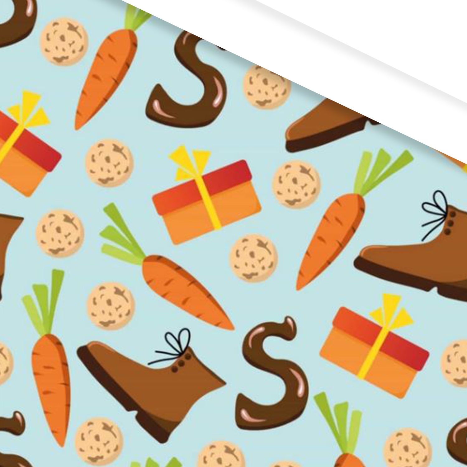 Picture of Rol Sintpapier 50 cm 200 mtr silver Sint cadeau en snoepgoed