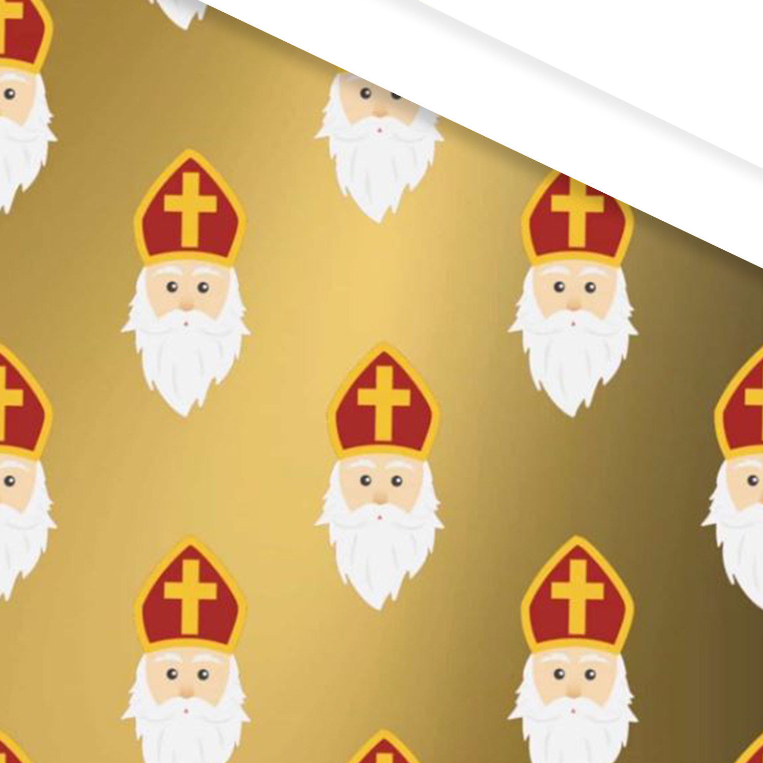 Picture of Rol Sintpapier 50 cm 200 mtr goud Sint