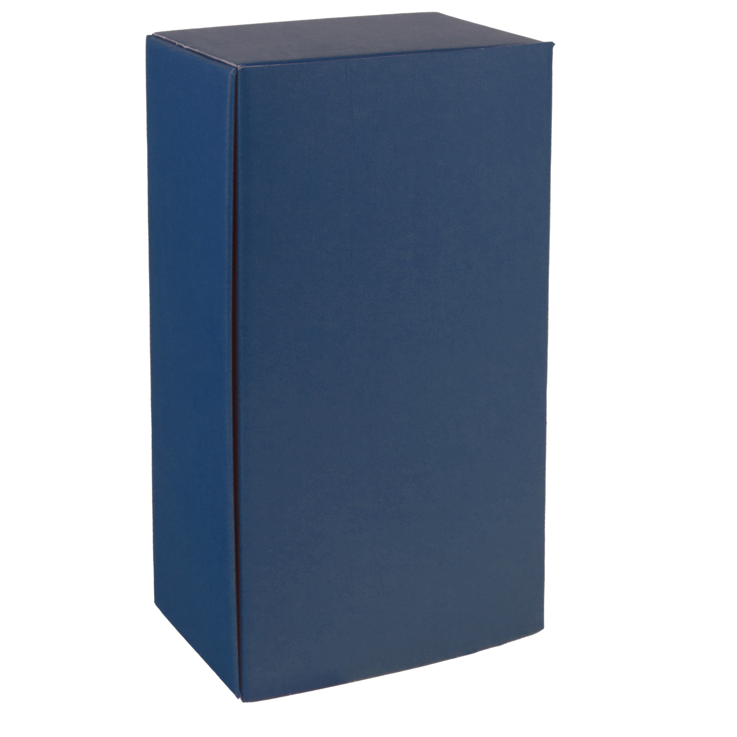 Picture of Ds à 30 geschenkdoos 2 fles 34x18x9,5 cm unica blauw