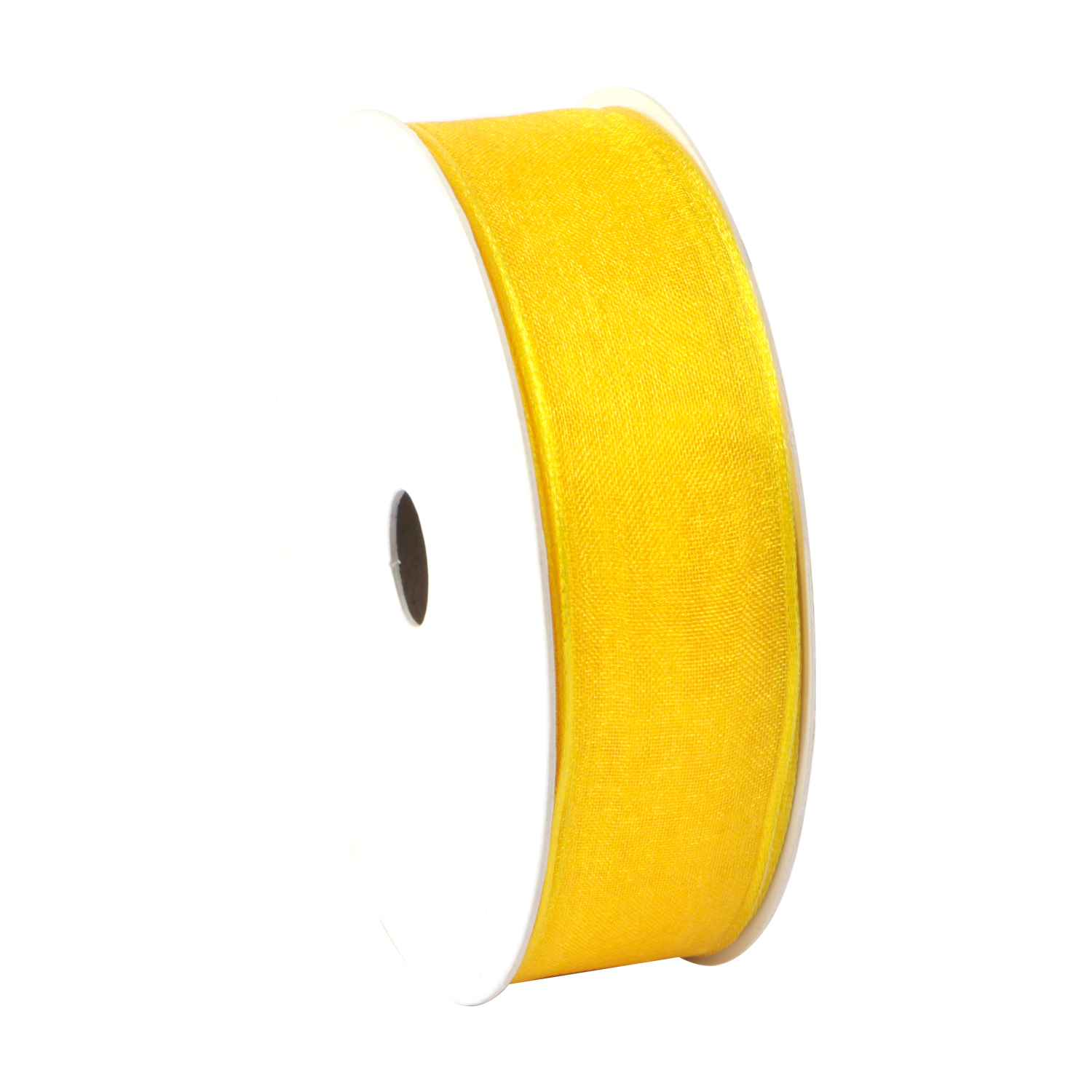 Afbeelding van Rol organzalint bedraad 25 mm 20 mtr geel