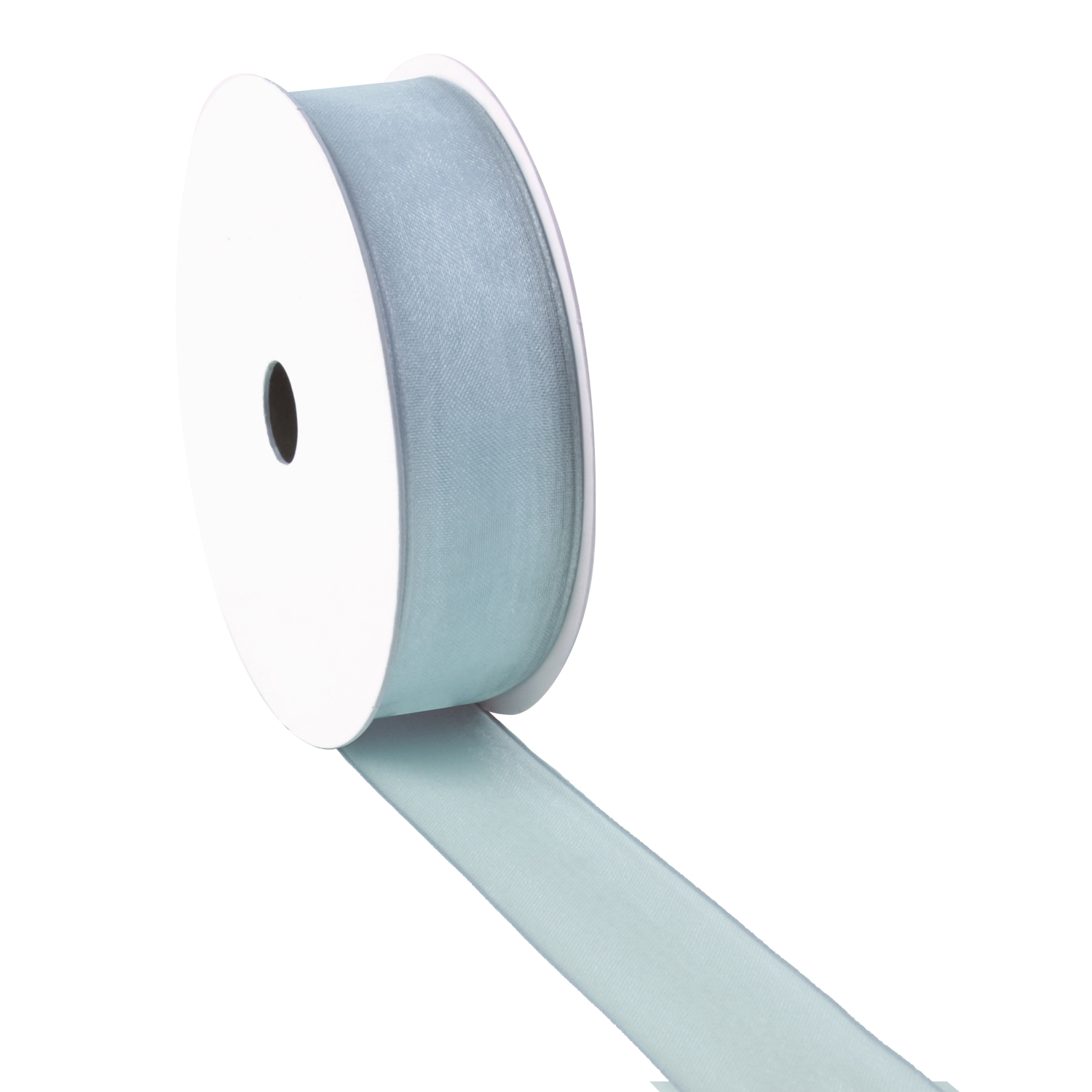 Picture of Rol organzalint bedraad 25 mm 20 mtr lichtblauw