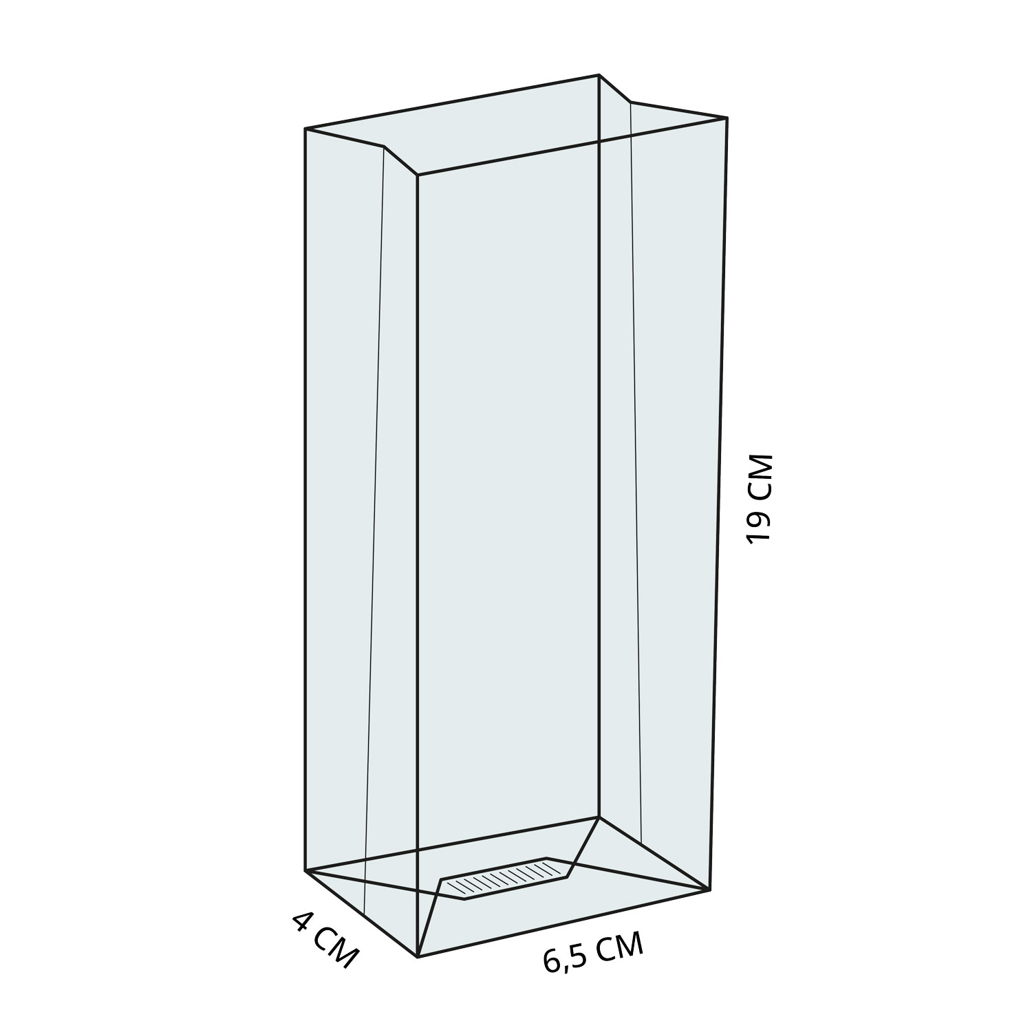 Afbeelding van Ds à 1000 blokbodemzak 6,5+4x19 cm 60 my
