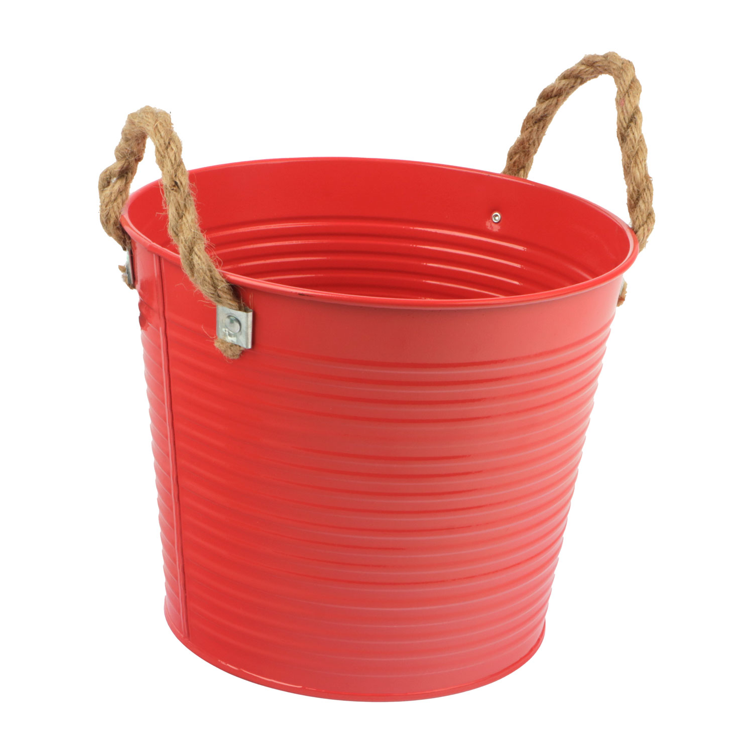 Afbeelding van Emmer 21/18x17 cm kerst rood