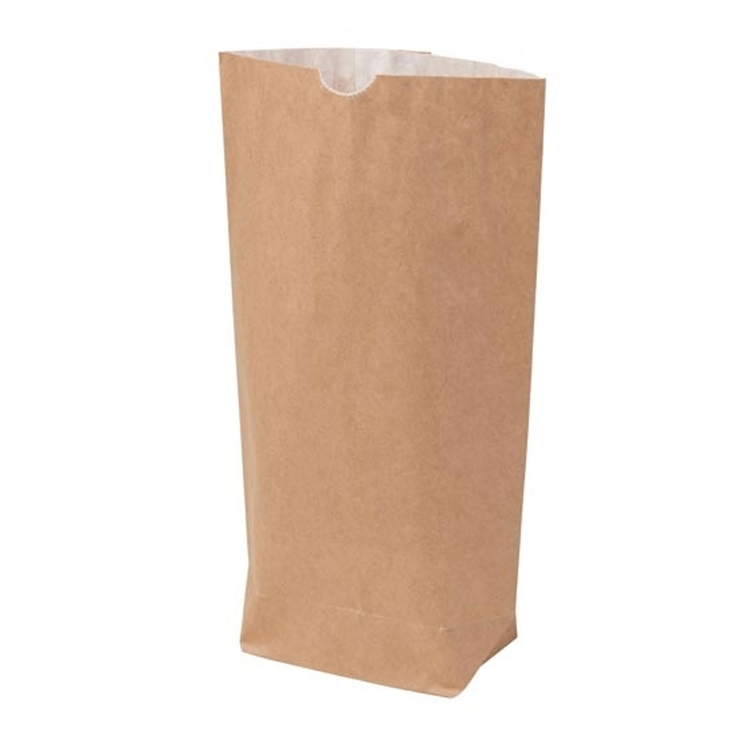 Picture of Pak à 500 gevoerde snackzak 16,5+6x26 cm  bruin kraft