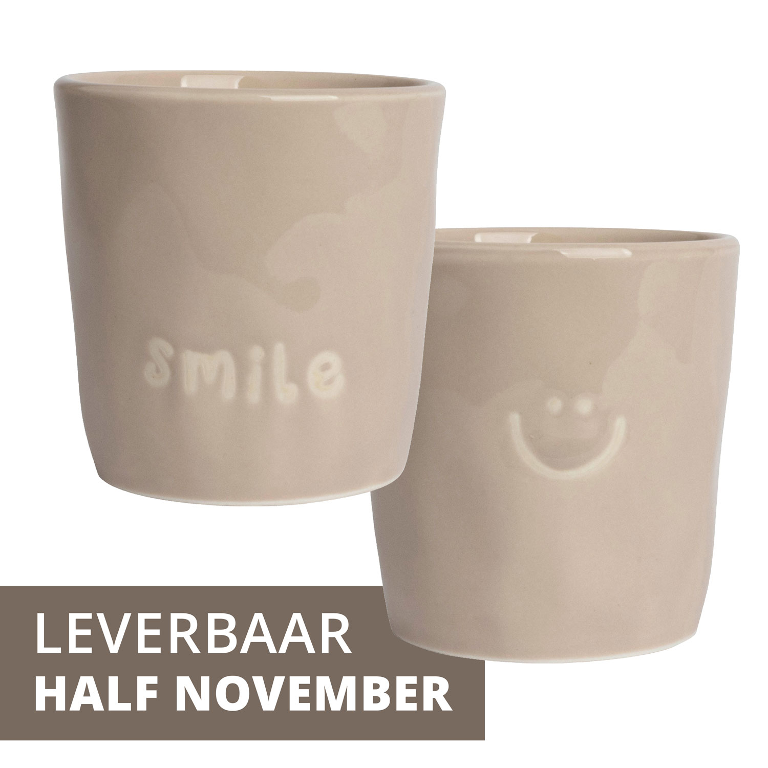 Picture of Set à 2 bekers 200 ml Smile (leverbaar half november)