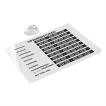 Afbeeldingen van Openingstijden bord digitaal met zuignap