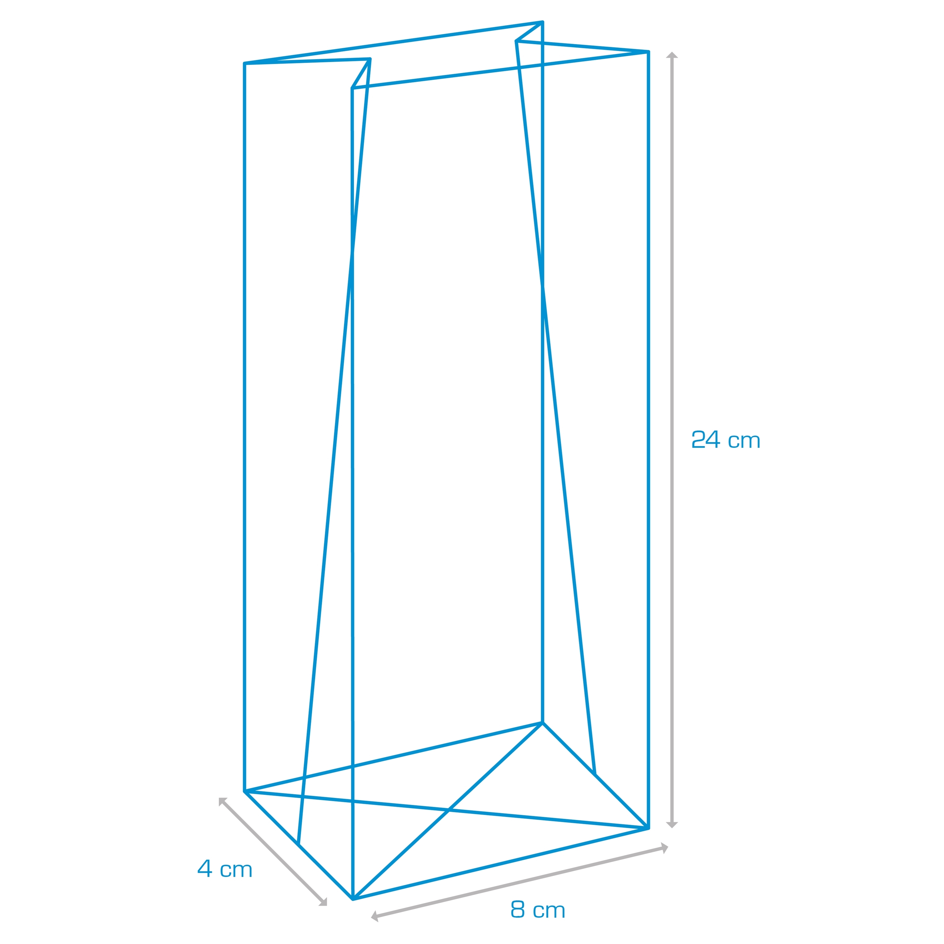 Afbeeldingen van Ds à 1000 blokbodemzak 6,5+4x19 cm 60 my