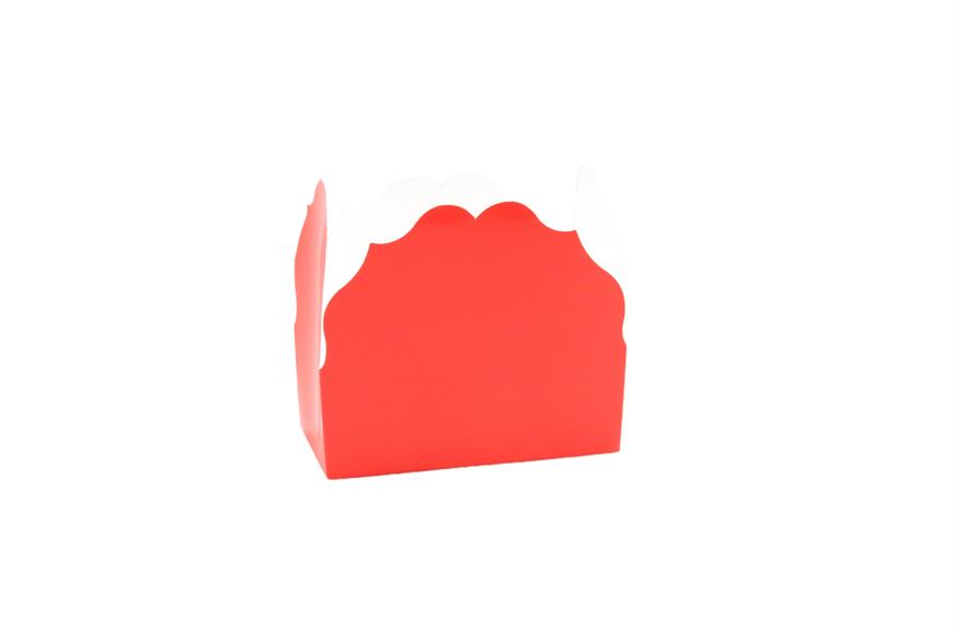 Afbeeldingen van Pak à 25 bonbondoos 125 gram rood