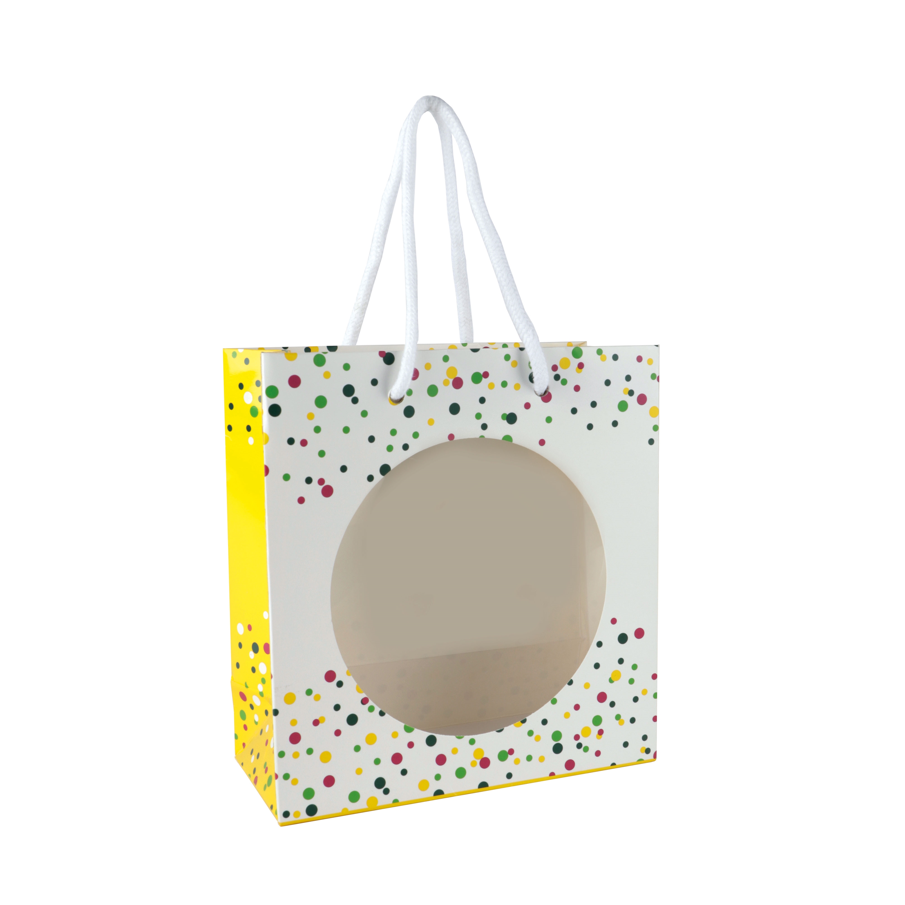 Afbeeldingen van Ds à 25 venstertas 18+8x19 cm Bedankt! 