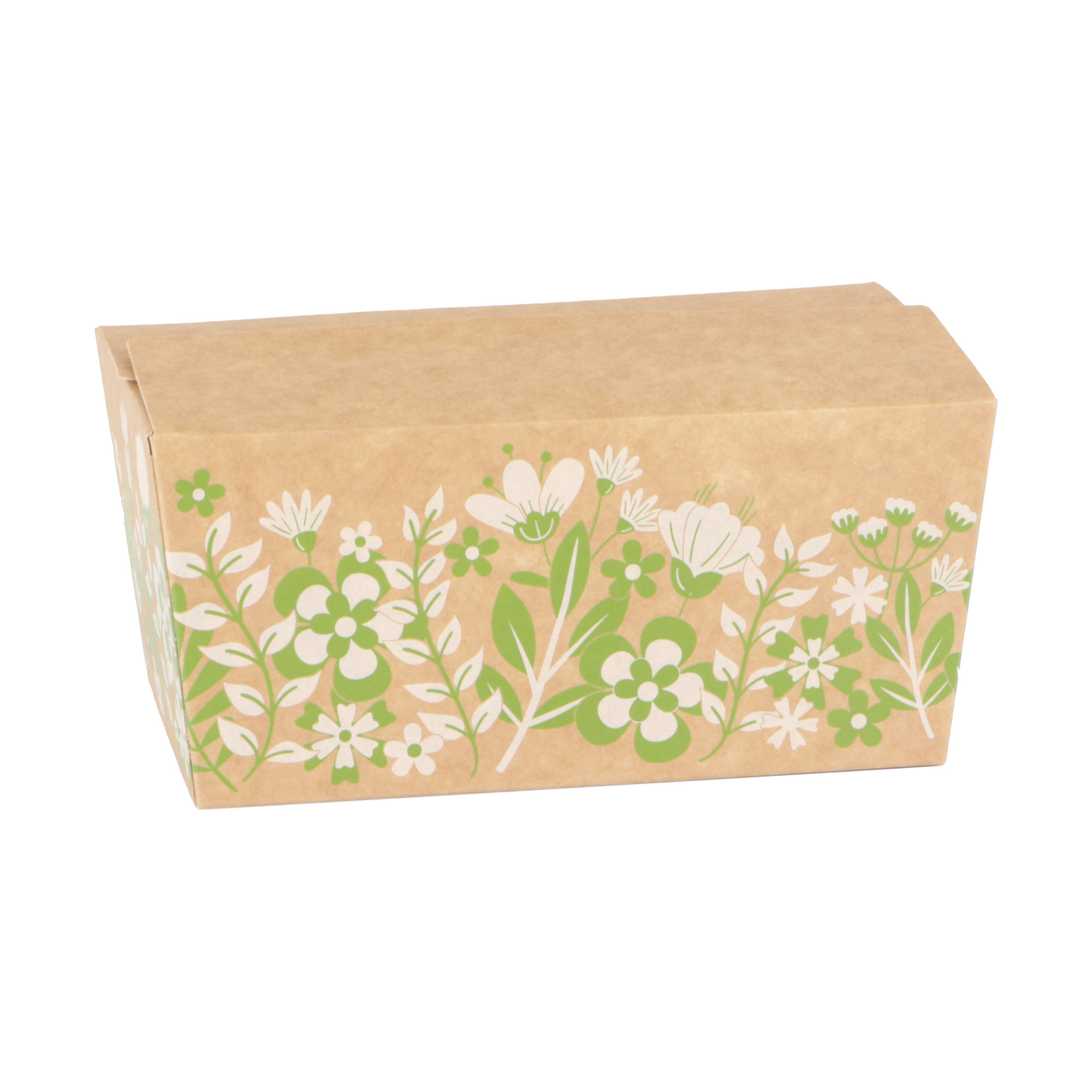 Afbeeldingen van Pak à 25 bonbondoos 500 gram kraft groen/wit Gipskruid