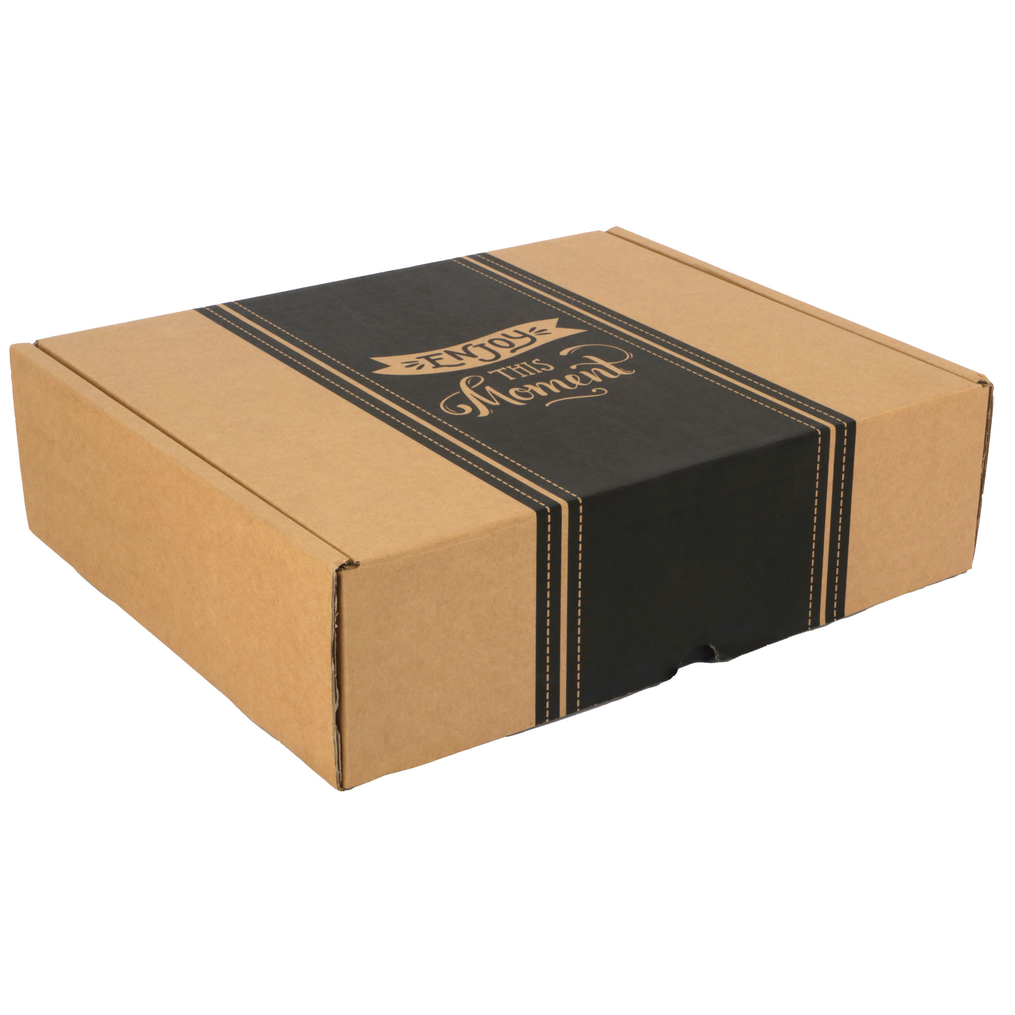 Afbeeldingen van Pak à 20 Borrelboxen 33,5x28,4x9,5 cm Enjoy (uc)