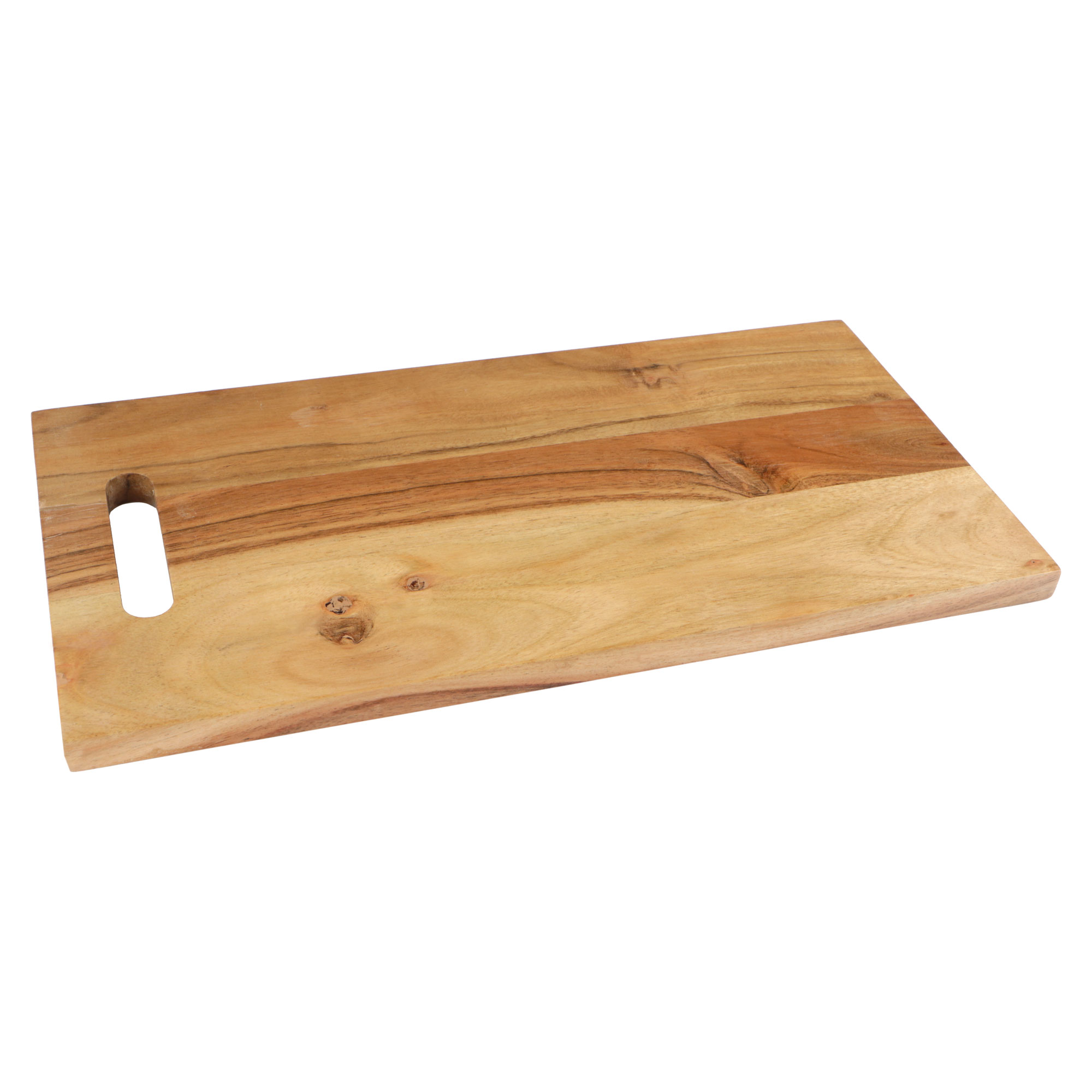 Afbeeldingen van Acacia snijplank 40x20x1,5 cm met greep (uc)