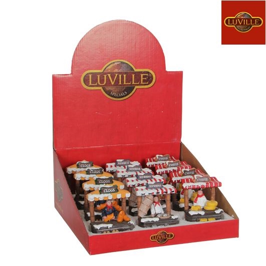 Afbeeldingen van Hollandse markt 8x5x9,5 cm assorti (uc)