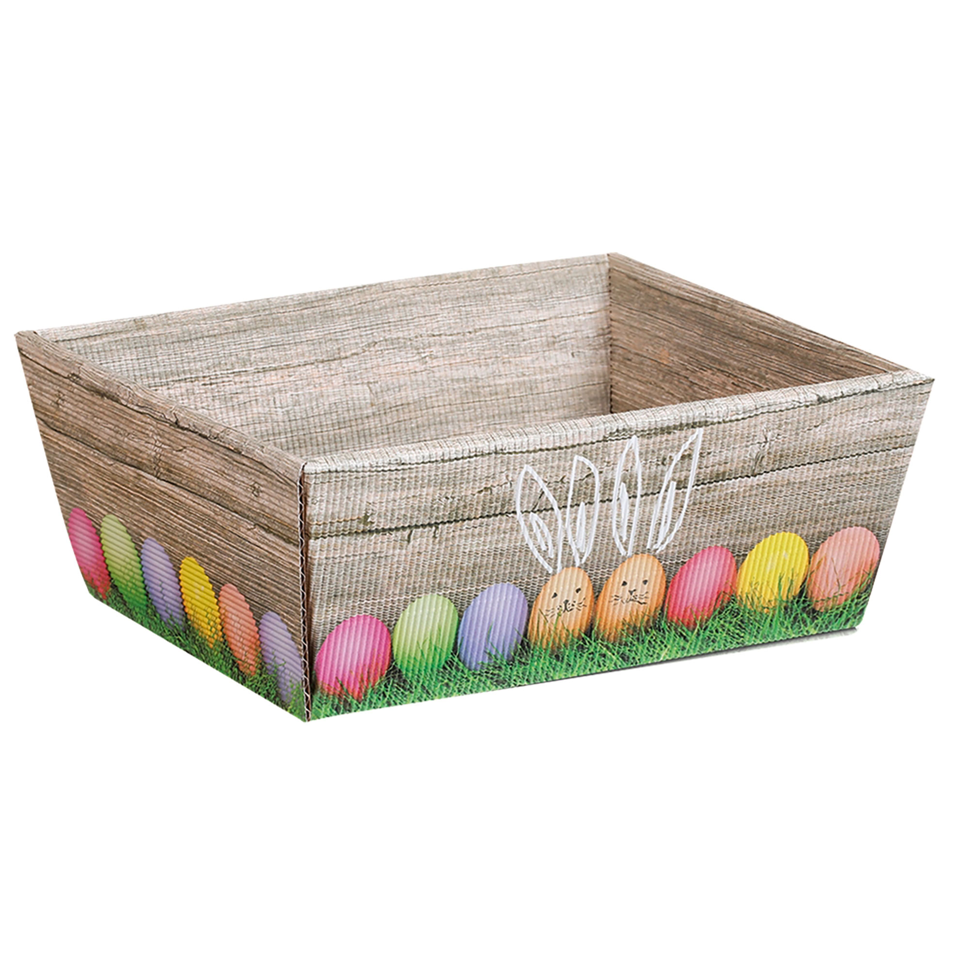 Afbeeldingen van Ds à 25 kartonnen bak 23x20x9,5 cm paaseieren (uc)