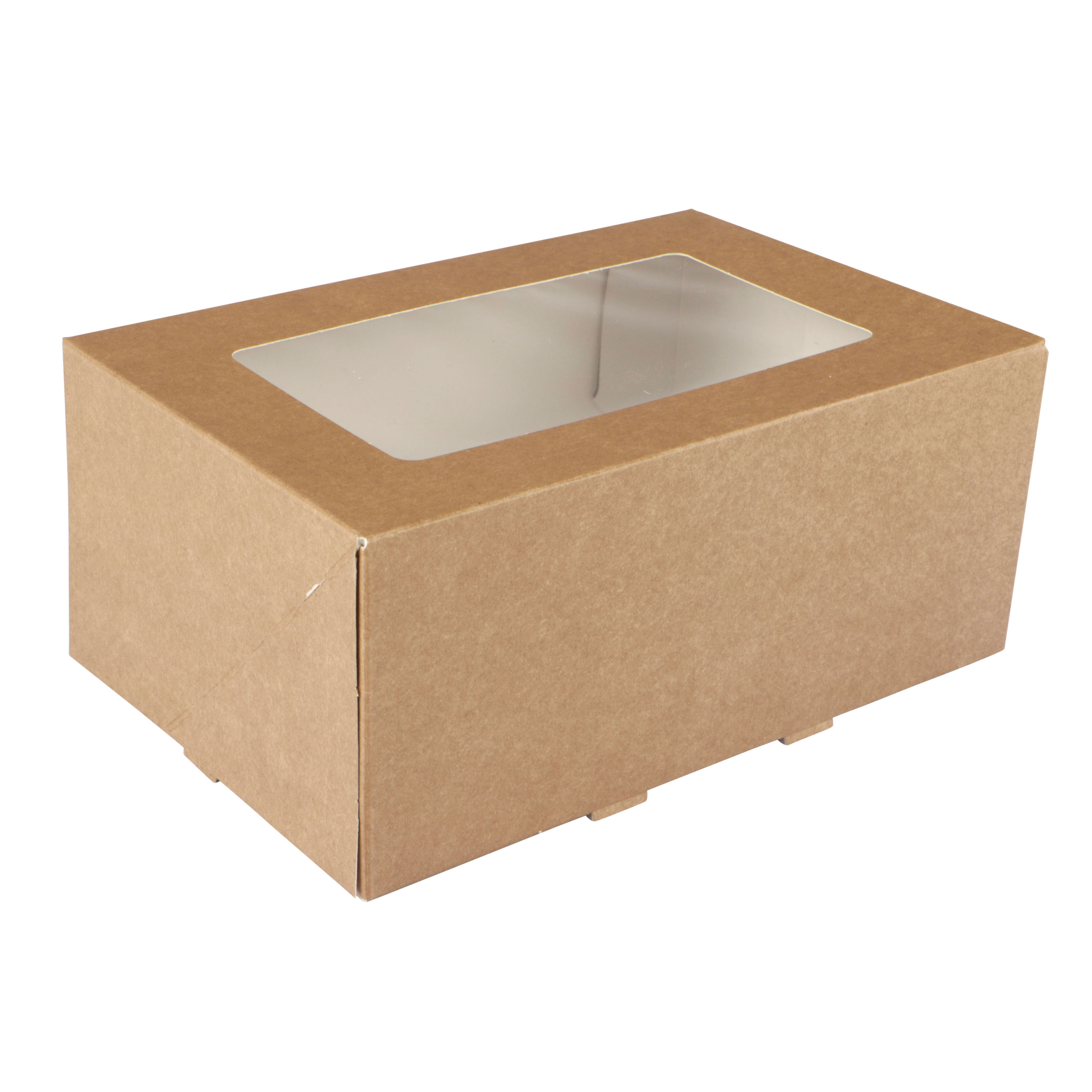 Afbeeldingen van Ds à 50 vensterdoos 21x14x9 cm kraft