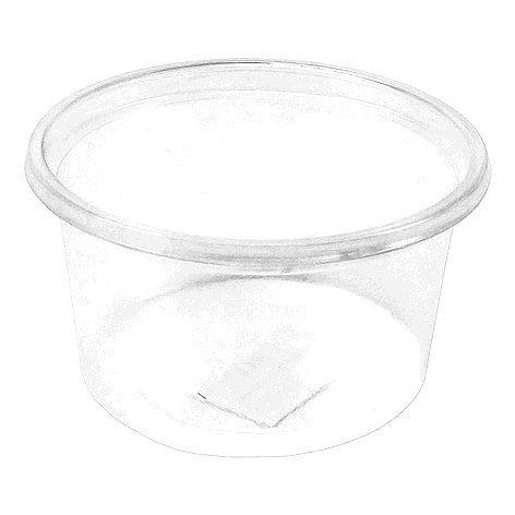 Afbeeldingen van Ds à 1000 ronde sausbak 80 cc Rpet glashelder