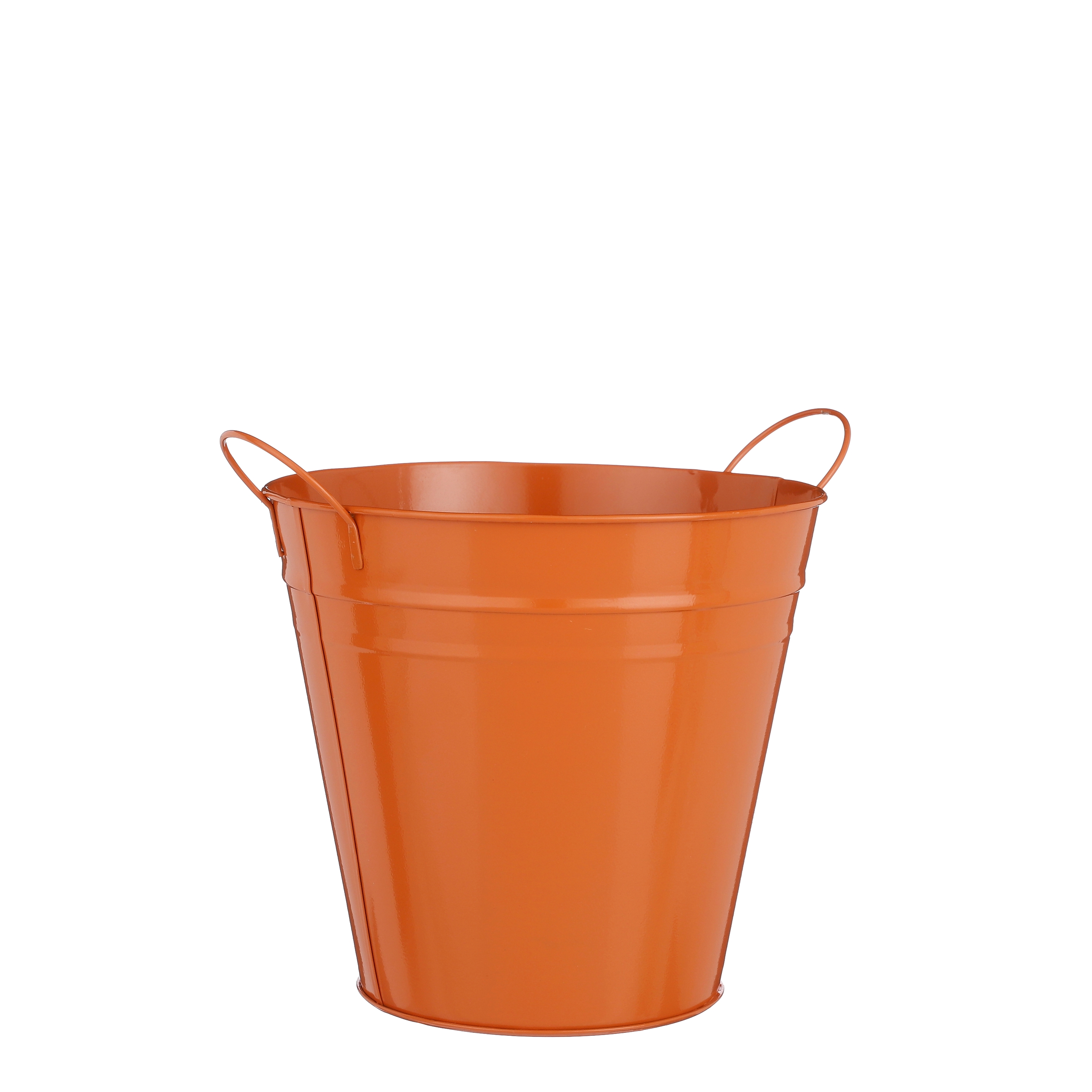 Afbeeldingen van Emmer 18/13,7x16 cm met grepen terra